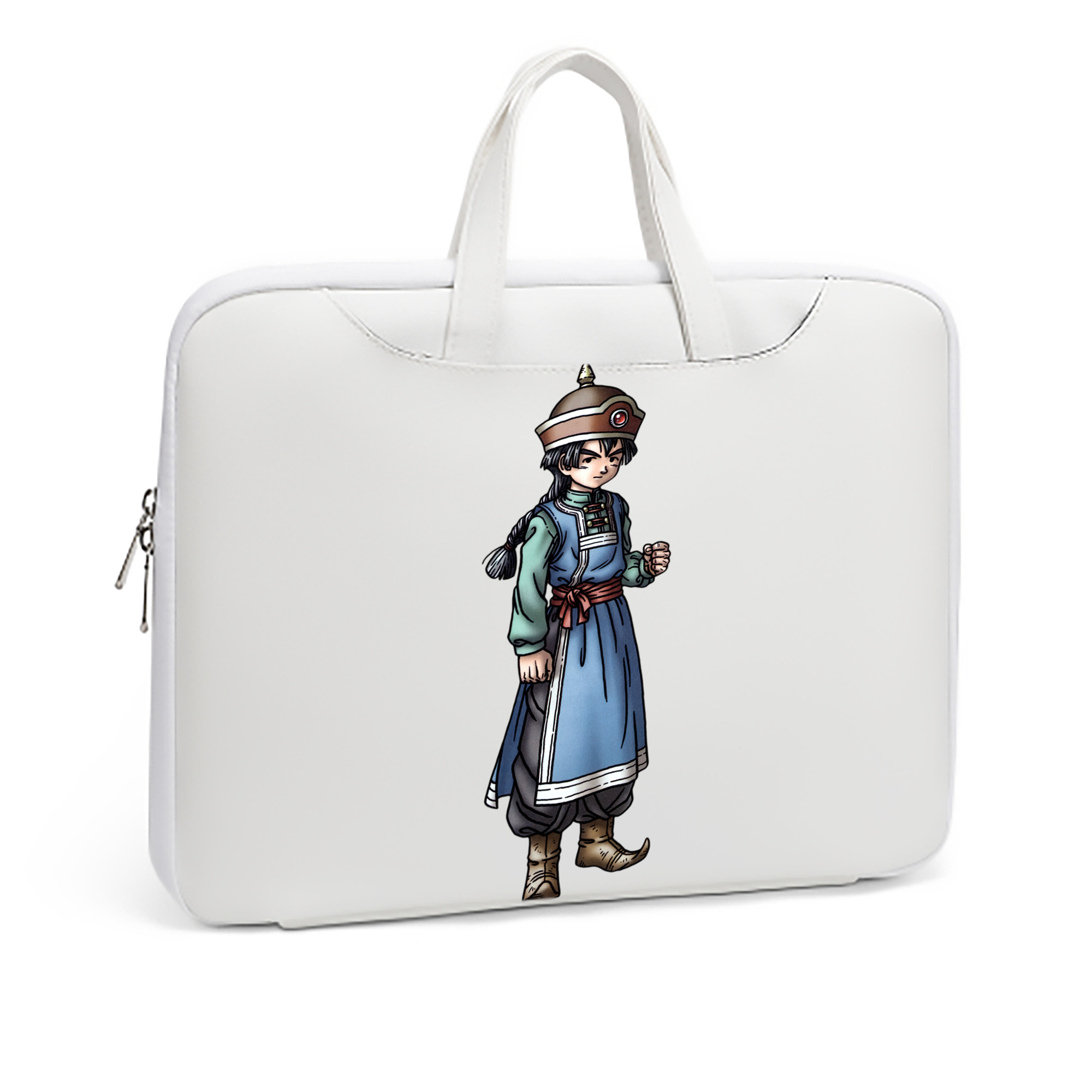 （画像用） ドラゴンクエスト Doragon Kuesuto Dragon Quest レザーラップトップバッグ　ノートパソコンケース