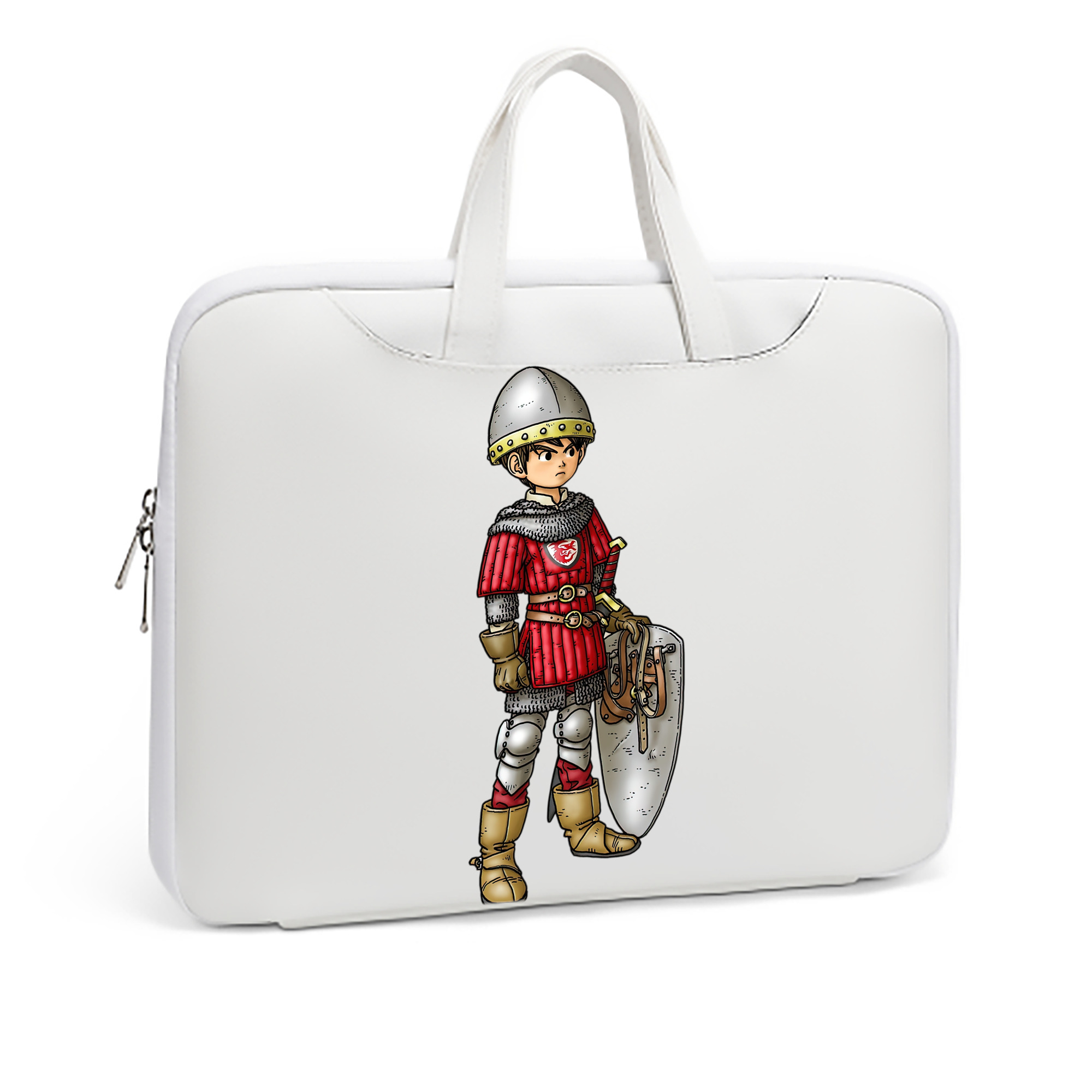 （画像用） ドラゴンクエスト Doragon Kuesuto Dragon Quest レザーラップトップバッグ　ノートパソコンケース