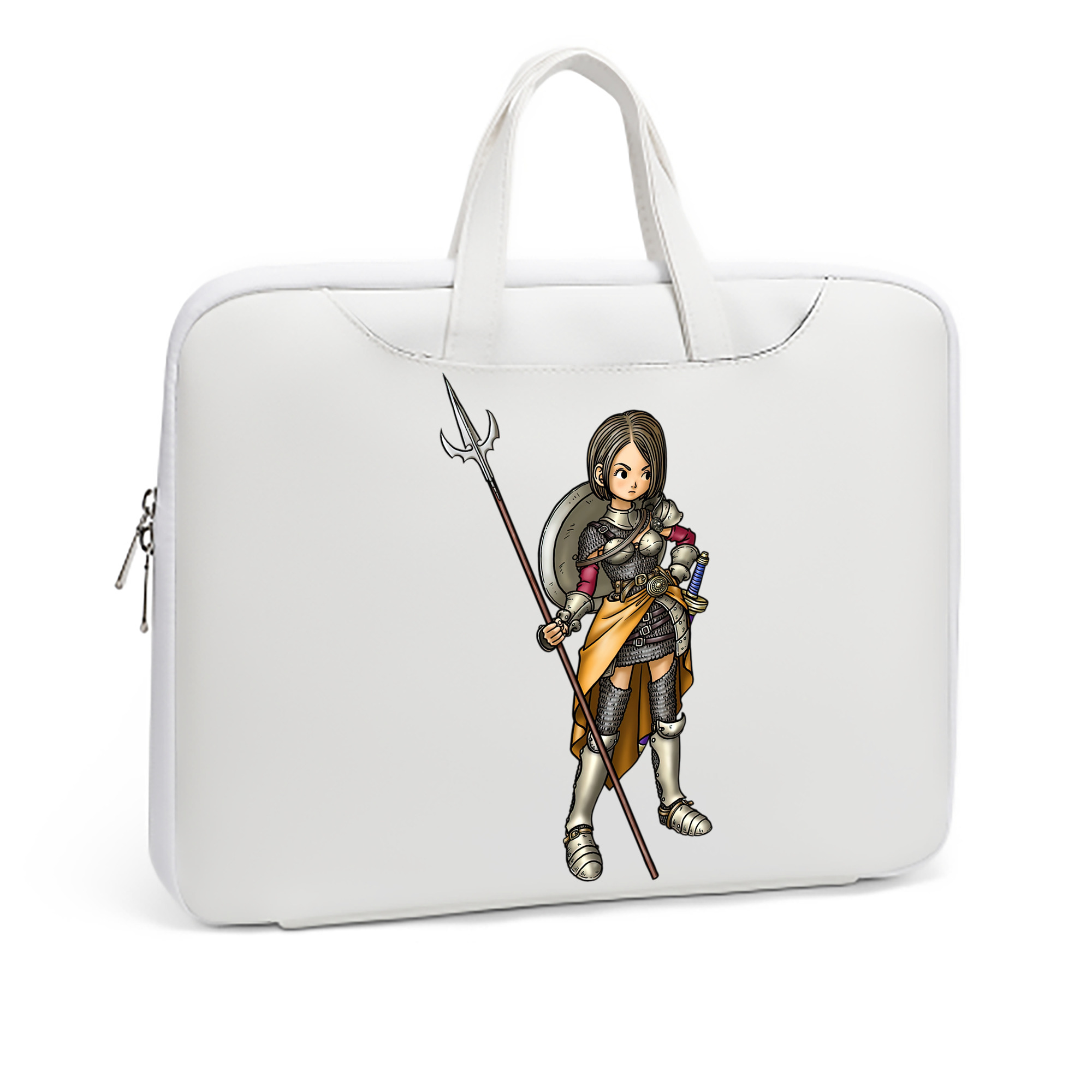 （画像用） ドラゴンクエスト Doragon Kuesuto Dragon Quest レザーラップトップバッグ　ノートパソコンケース