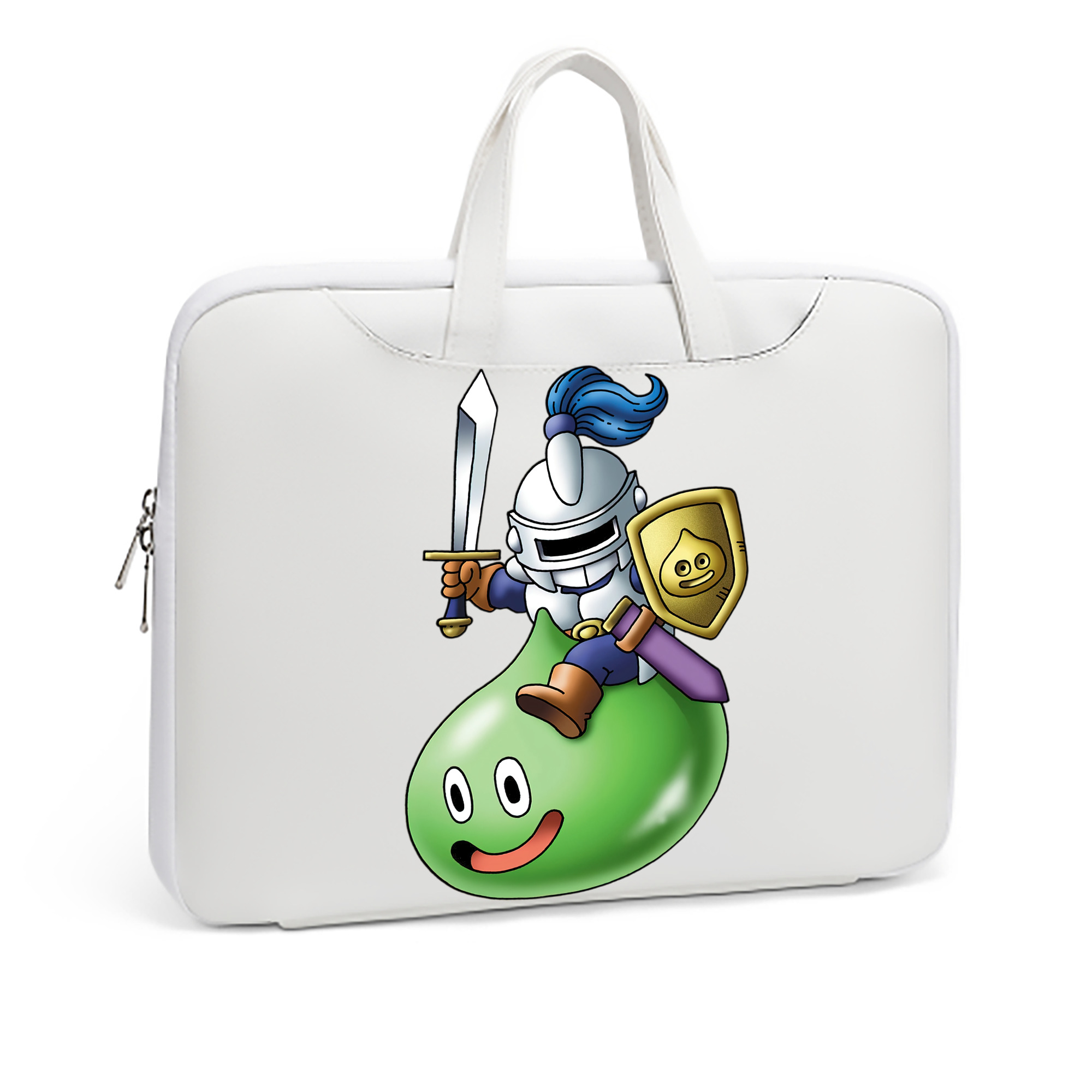 （画像用） ドラゴンクエスト Doragon Kuesuto Dragon Quest レザーラップトップバッグ　ノートパソコンケース