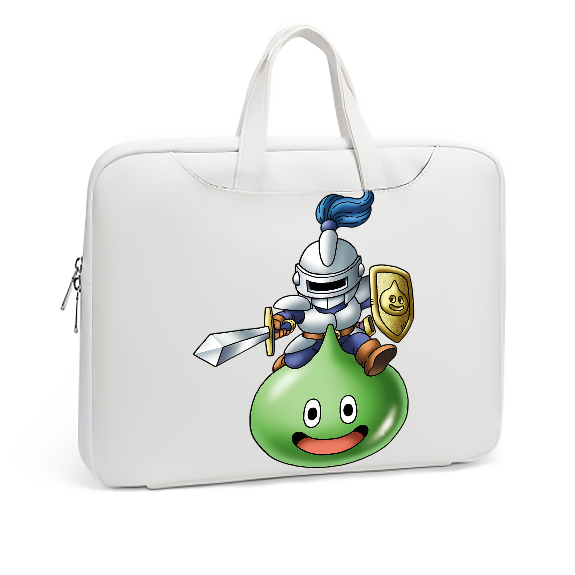 （画像用） ドラゴンクエスト Doragon Kuesuto Dragon Quest レザーラップトップバッグ　ノートパソコンケース