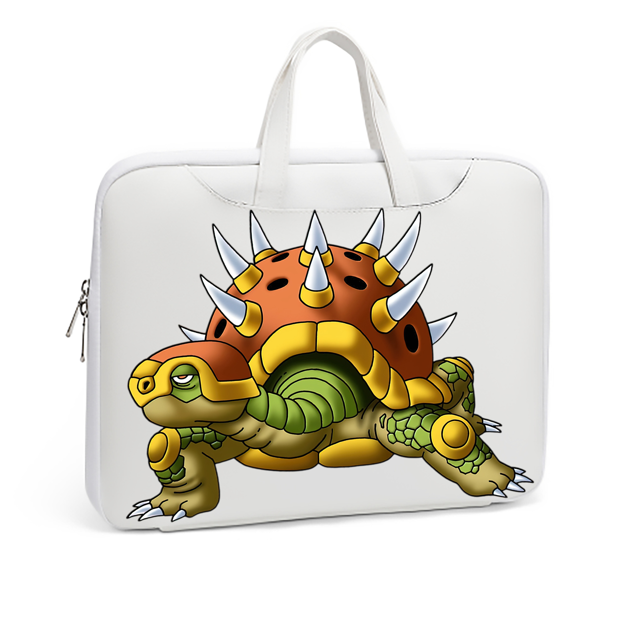 （画像用） ドラゴンクエスト Doragon Kuesuto Dragon Quest レザーラップトップバッグ　ノートパソコンケース