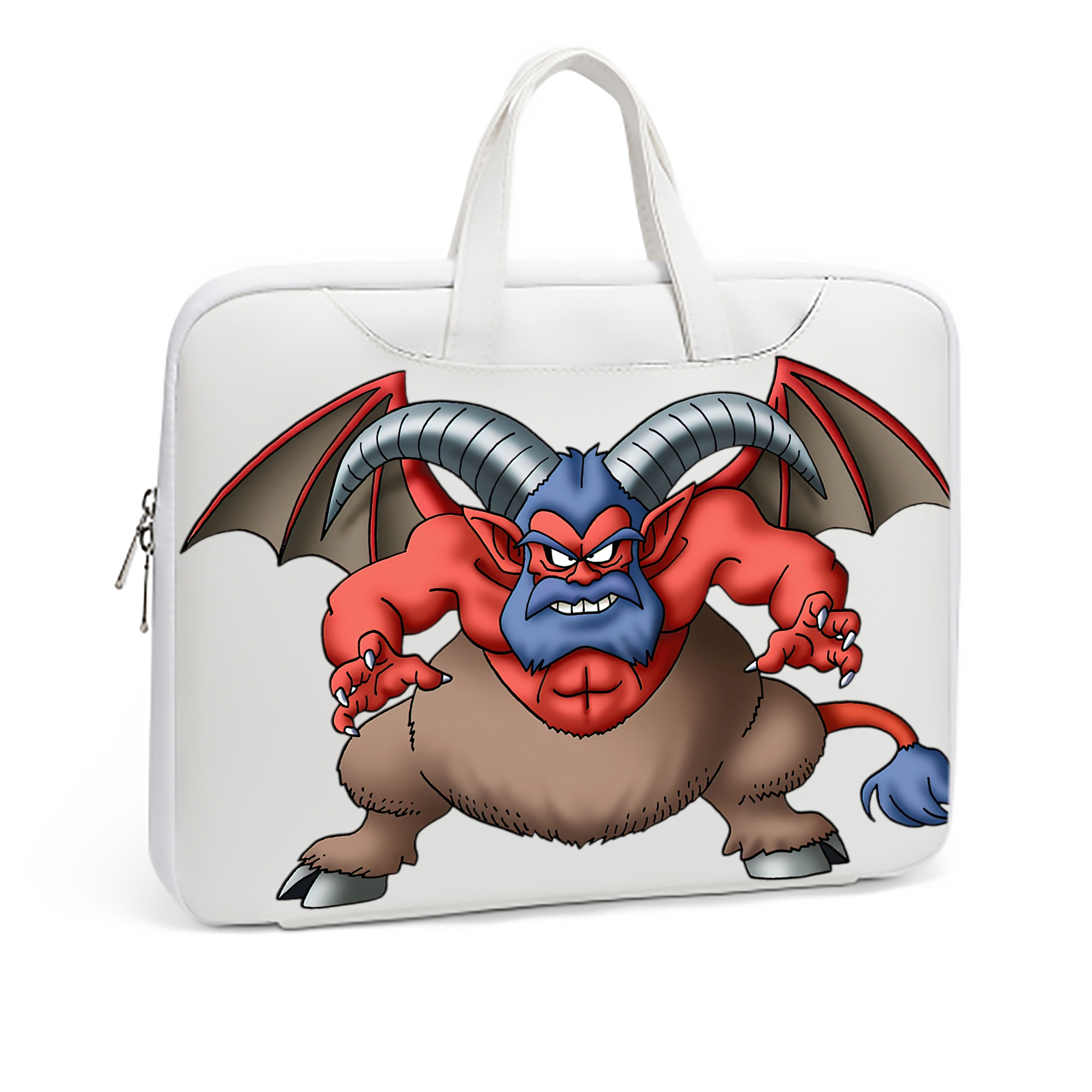 （画像用） ドラゴンクエスト Doragon Kuesuto Dragon Quest レザーラップトップバッグ　ノートパソコンケース