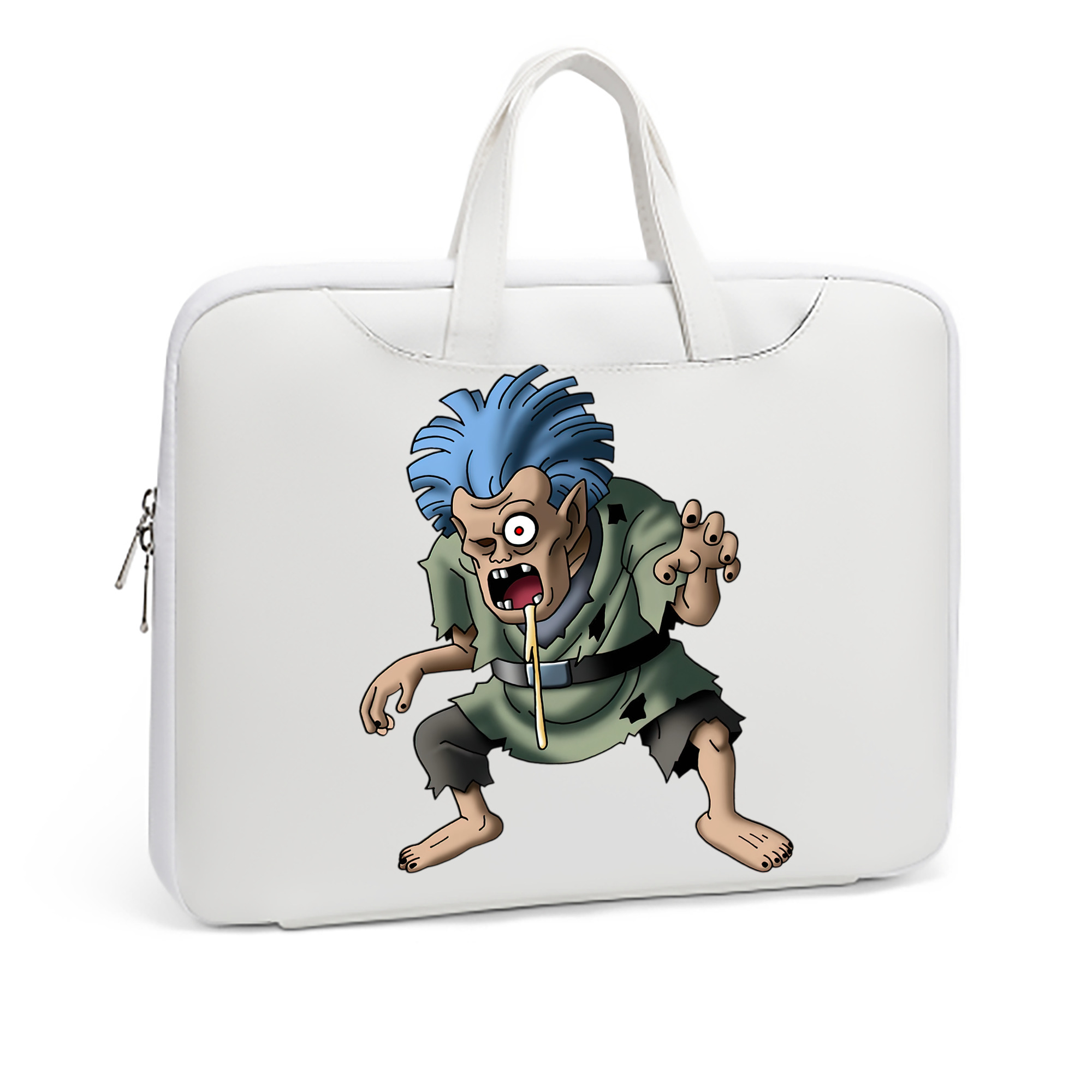 （画像用） ドラゴンクエスト Doragon Kuesuto Dragon Quest レザーラップトップバッグ　ノートパソコンケース