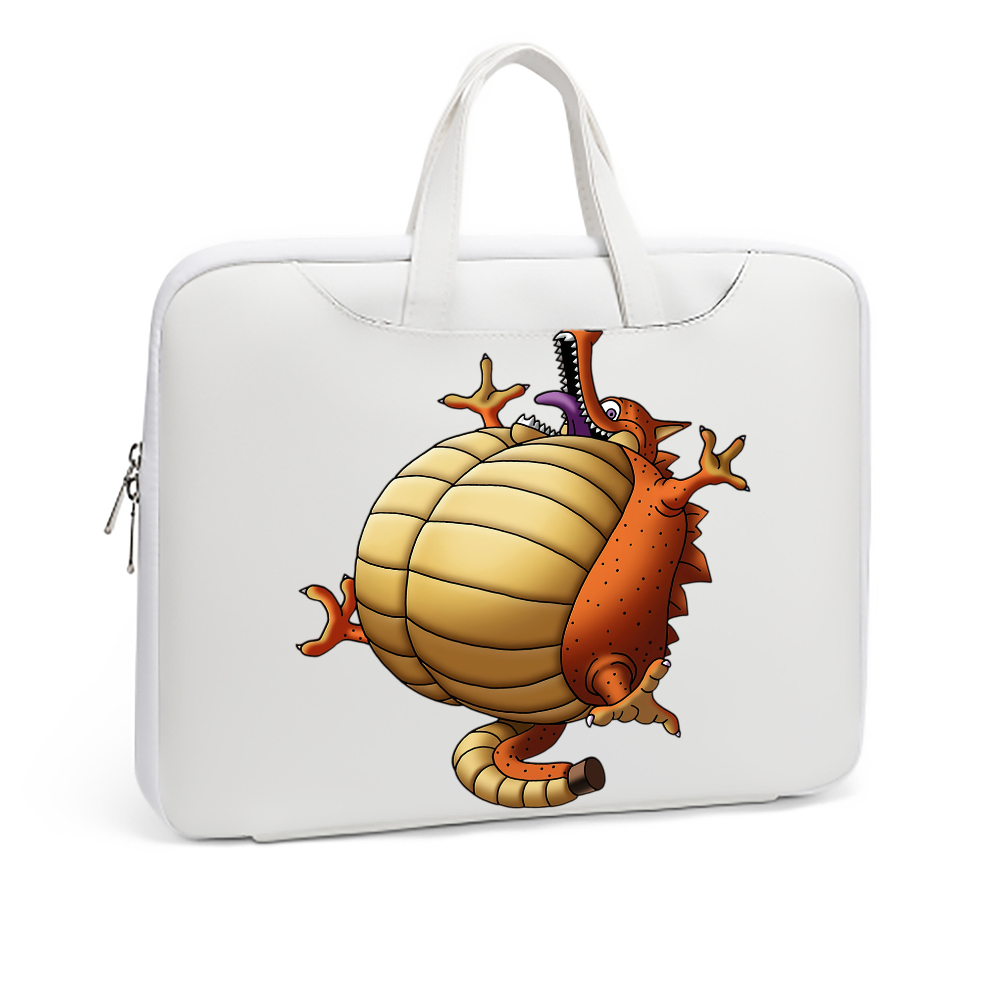 （画像用） ドラゴンクエスト Doragon Kuesuto Dragon Quest レザーラップトップバッグ　ノートパソコンケース