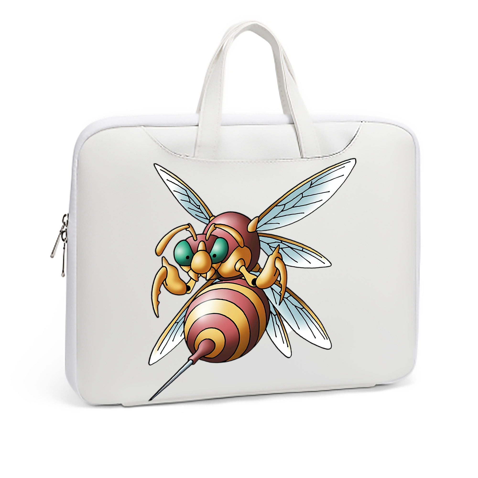 （画像用） ドラゴンクエスト Doragon Kuesuto Dragon Quest レザーラップトップバッグ　ノートパソコンケース