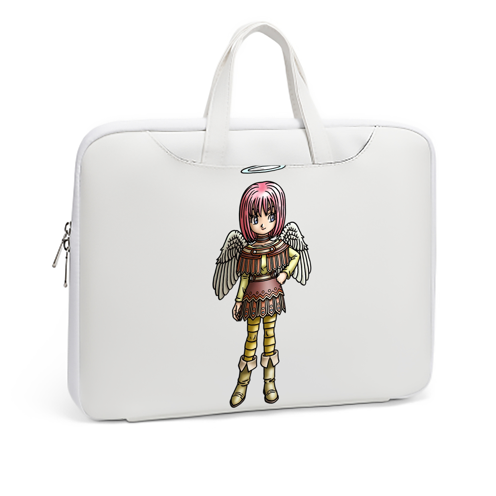 （画像用） ドラゴンクエスト Doragon Kuesuto Dragon Quest レザーラップトップバッグ　ノートパソコンケース