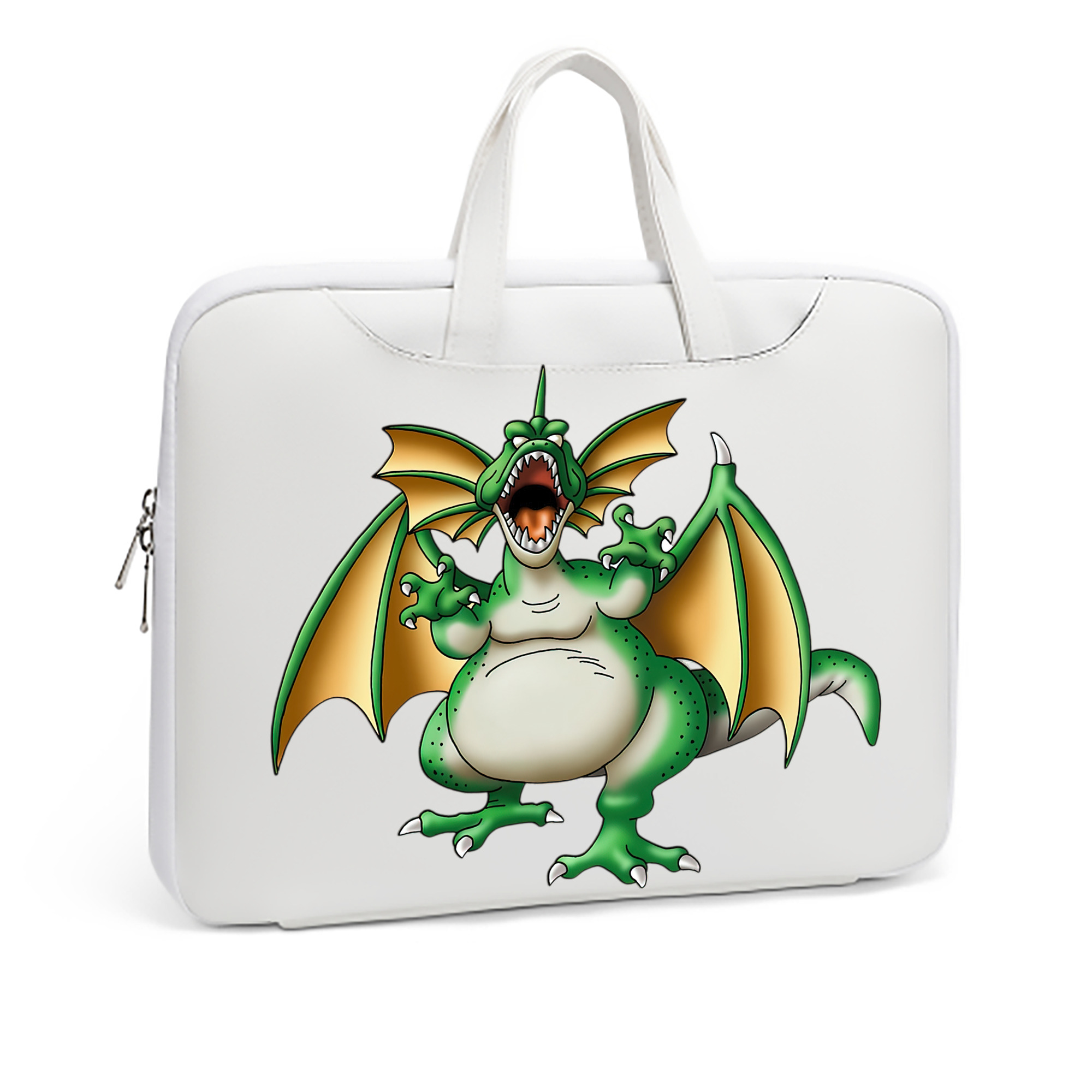 （画像用） ドラゴンクエスト Doragon Kuesuto Dragon Quest レザーラップトップバッグ　ノートパソコンケース