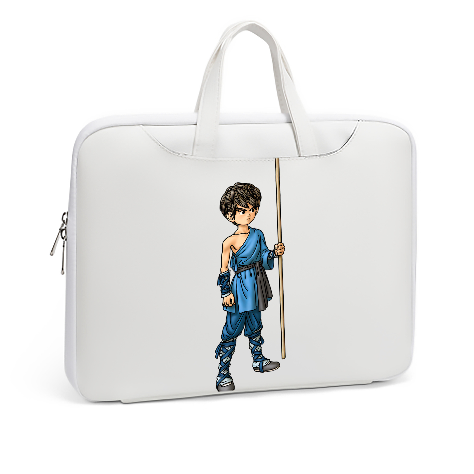 （画像用） ドラゴンクエスト Doragon Kuesuto Dragon Quest レザーラップトップバッグ　ノートパソコンケース