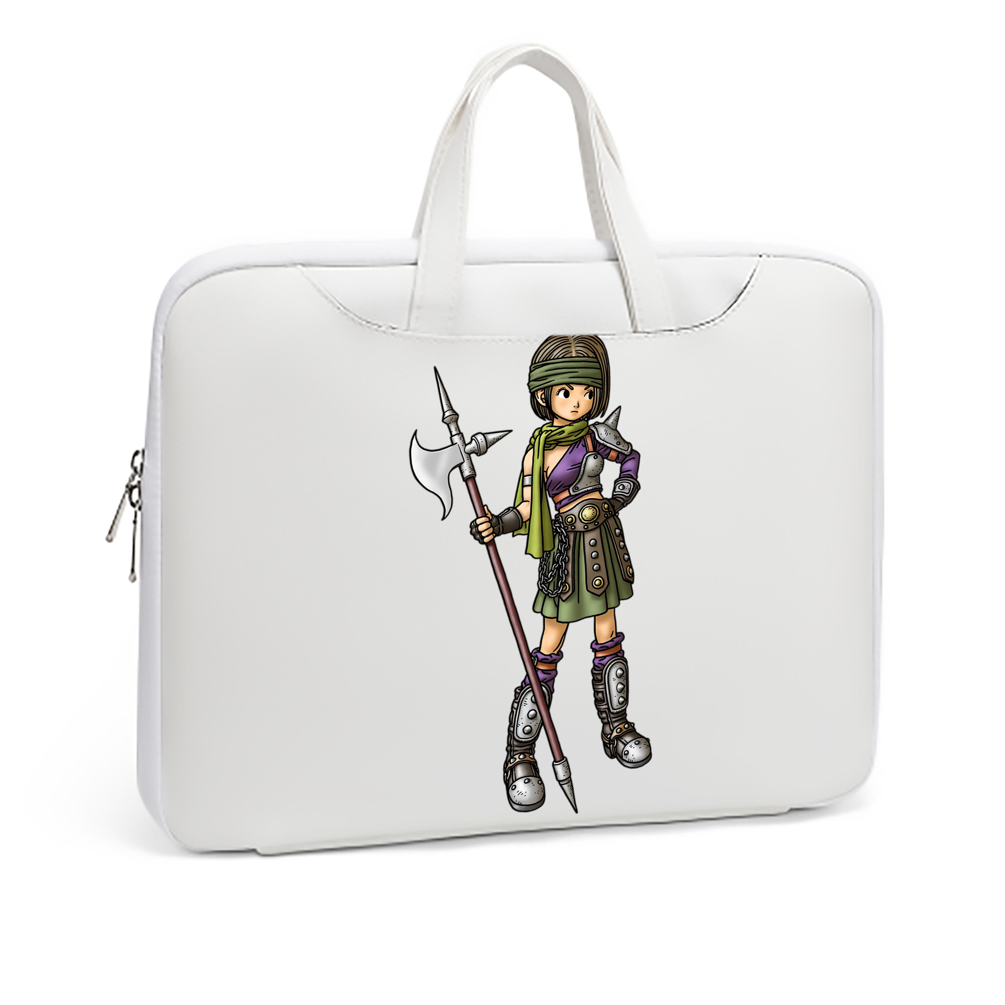 （画像用） ドラゴンクエスト Doragon Kuesuto Dragon Quest レザーラップトップバッグ　ノートパソコンケース