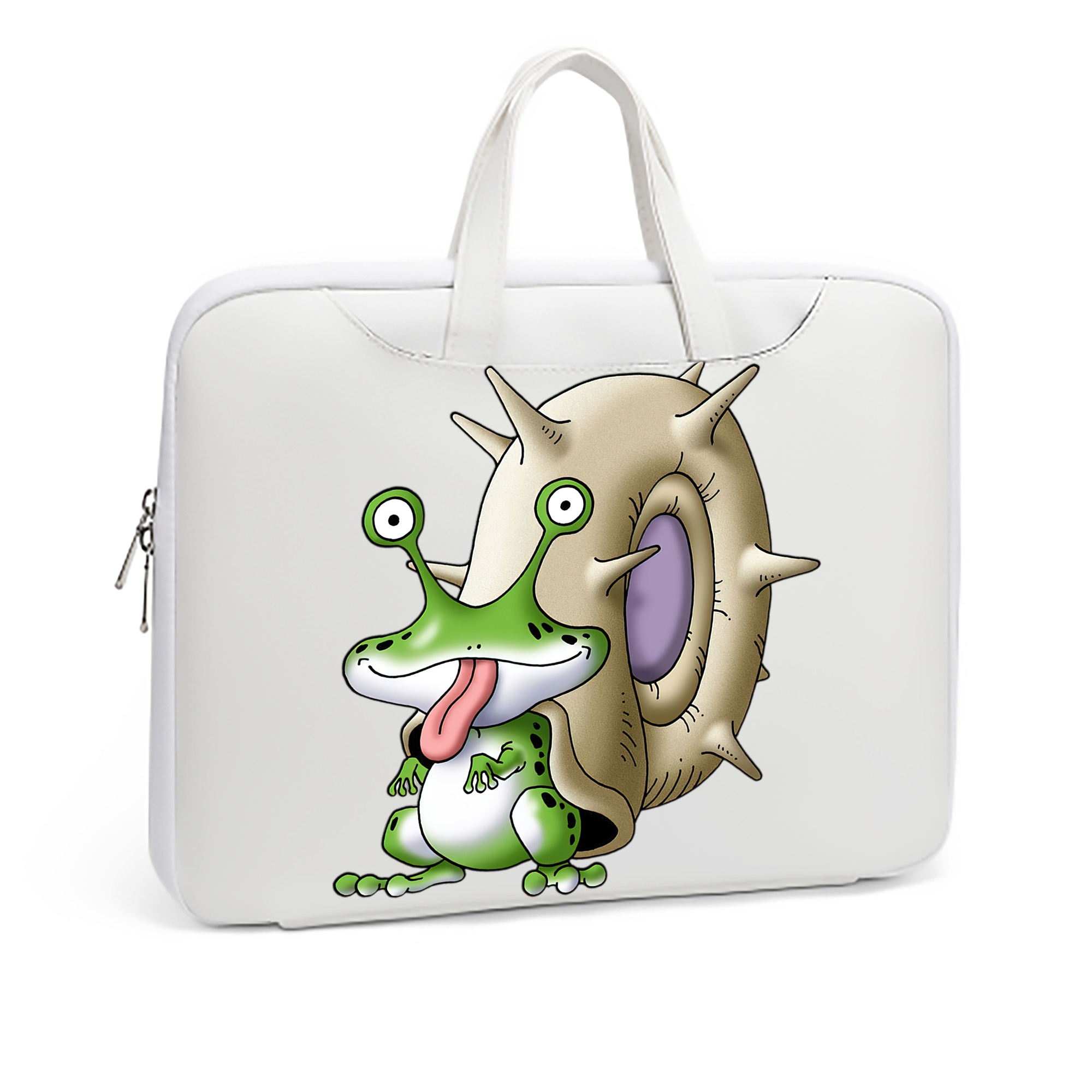 （画像用） ドラゴンクエスト Doragon Kuesuto Dragon Quest レザーラップトップバッグ　ノートパソコンケース