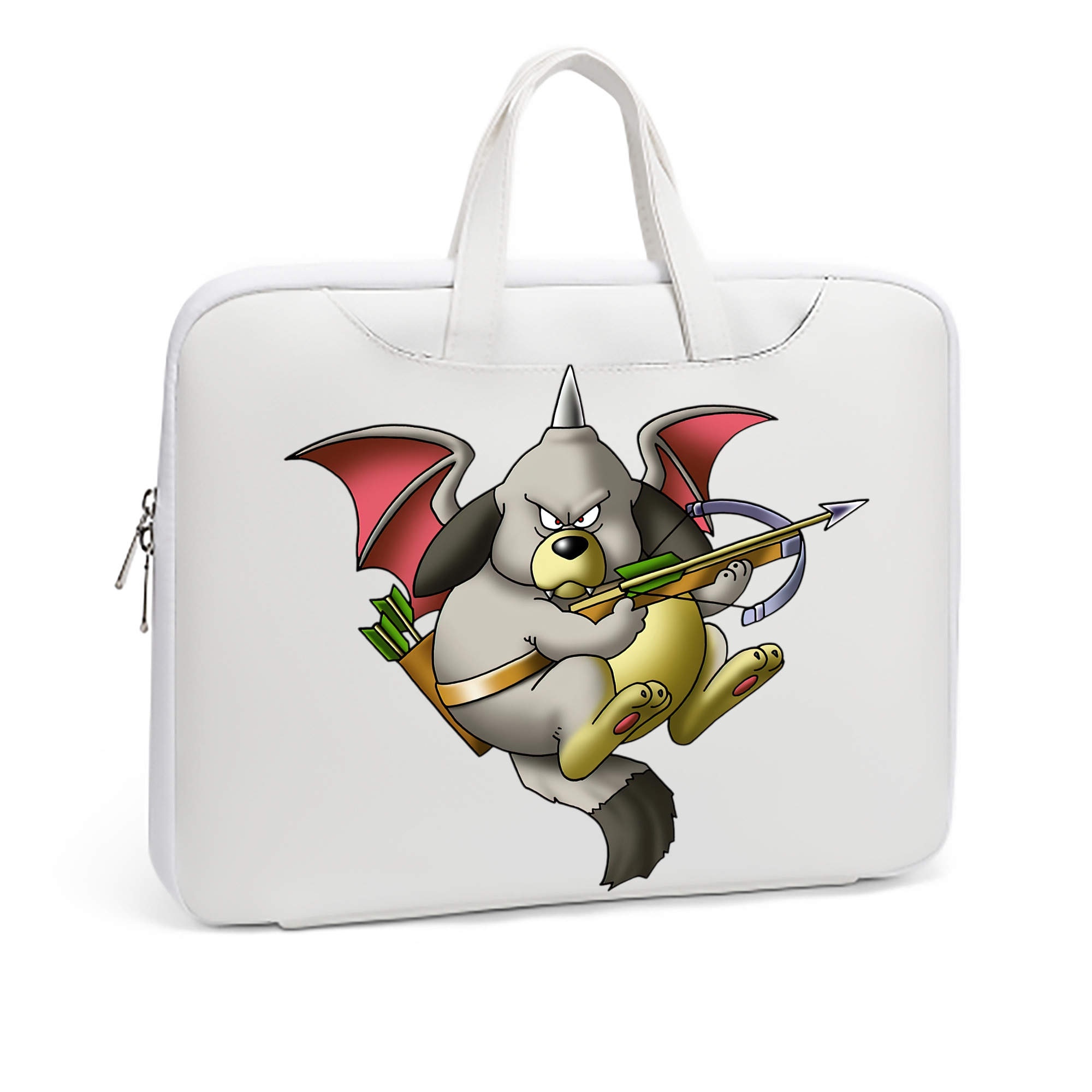 （画像用） ドラゴンクエスト Doragon Kuesuto Dragon Quest レザーラップトップバッグ　ノートパソコンケース