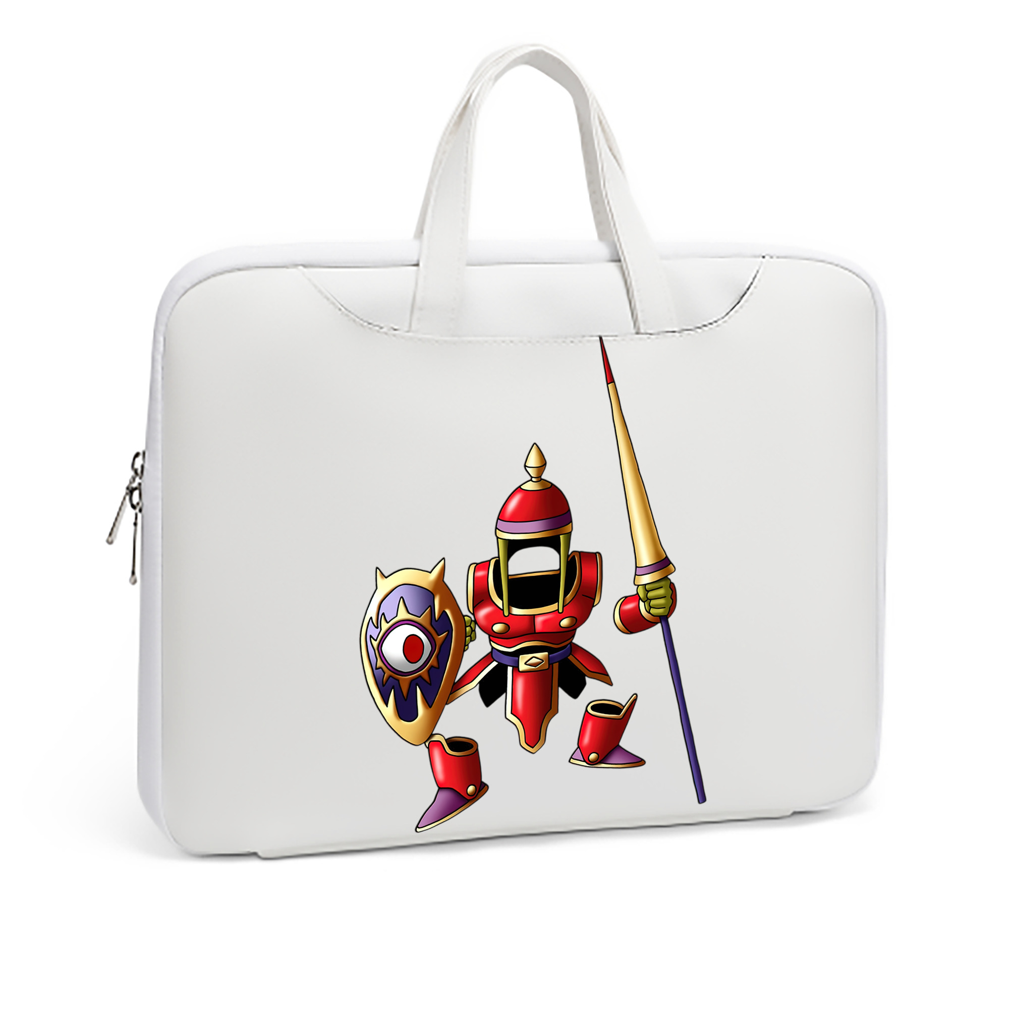 （画像用） ドラゴンクエスト Doragon Kuesuto Dragon Quest レザーラップトップバッグ　ノートパソコンケース