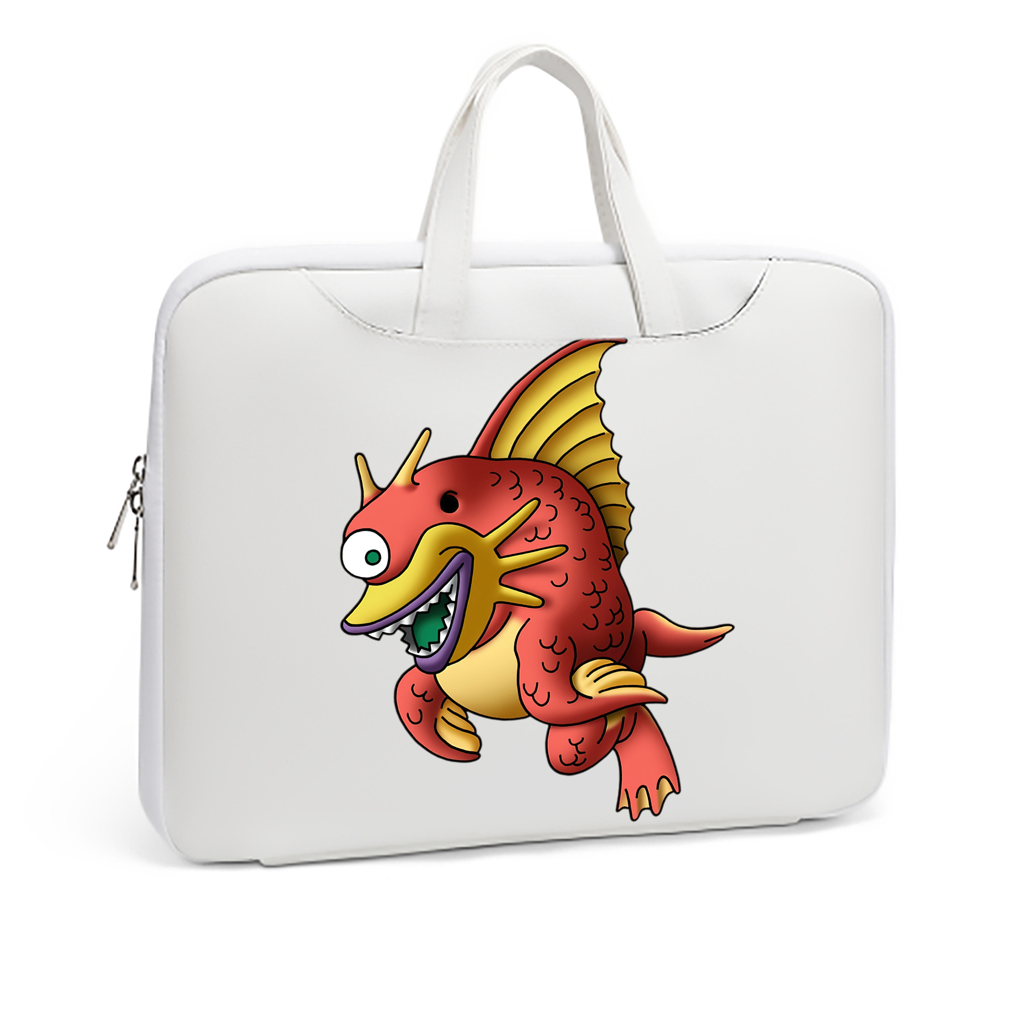 （画像用） ドラゴンクエスト Doragon Kuesuto Dragon Quest レザーラップトップバッグ　ノートパソコンケース