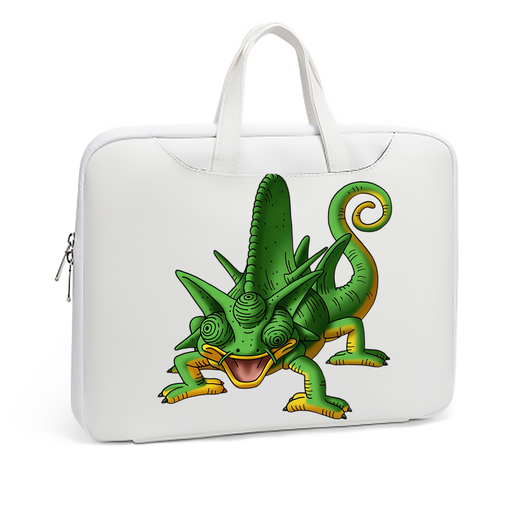 （画像用） ドラゴンクエスト Doragon Kuesuto Dragon Quest レザーラップトップバッグ　ノートパソコンケース