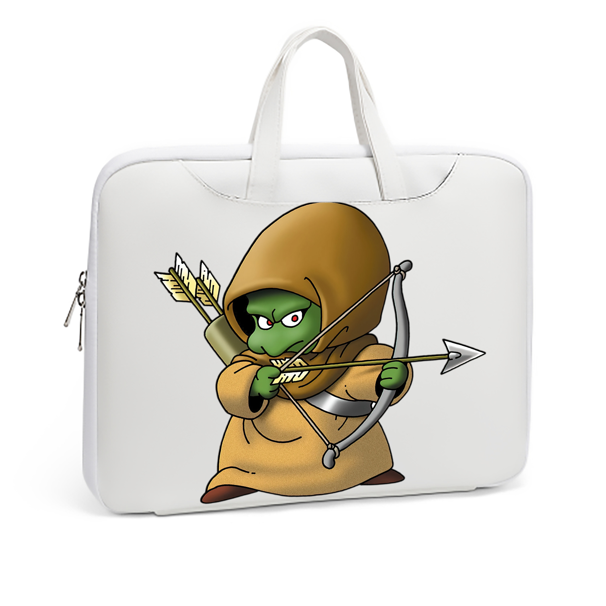 （画像用） ドラゴンクエスト Doragon Kuesuto Dragon Quest レザーラップトップバッグ　ノートパソコンケース