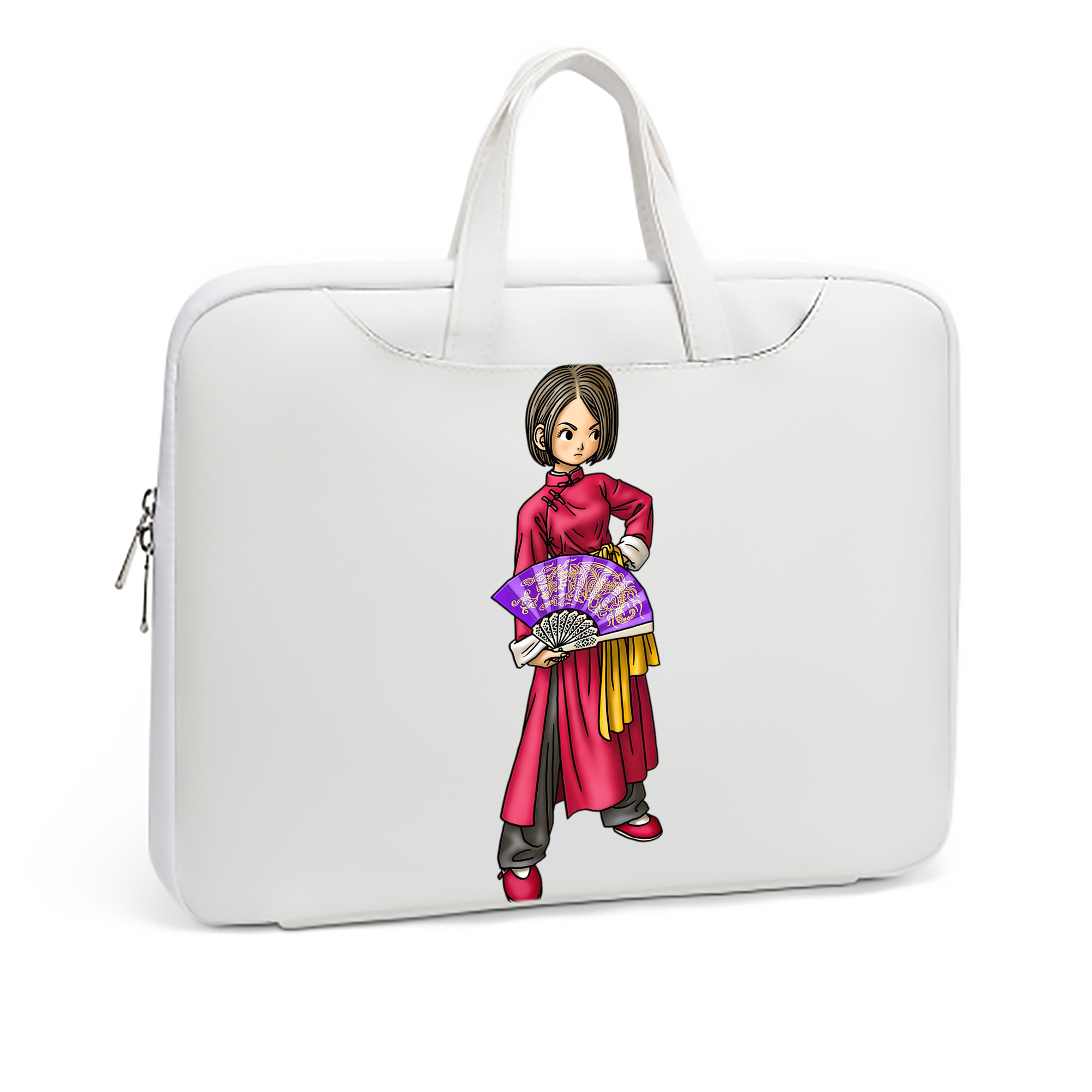 （画像用） ドラゴンクエスト Doragon Kuesuto Dragon Quest レザーラップトップバッグ　ノートパソコンケース