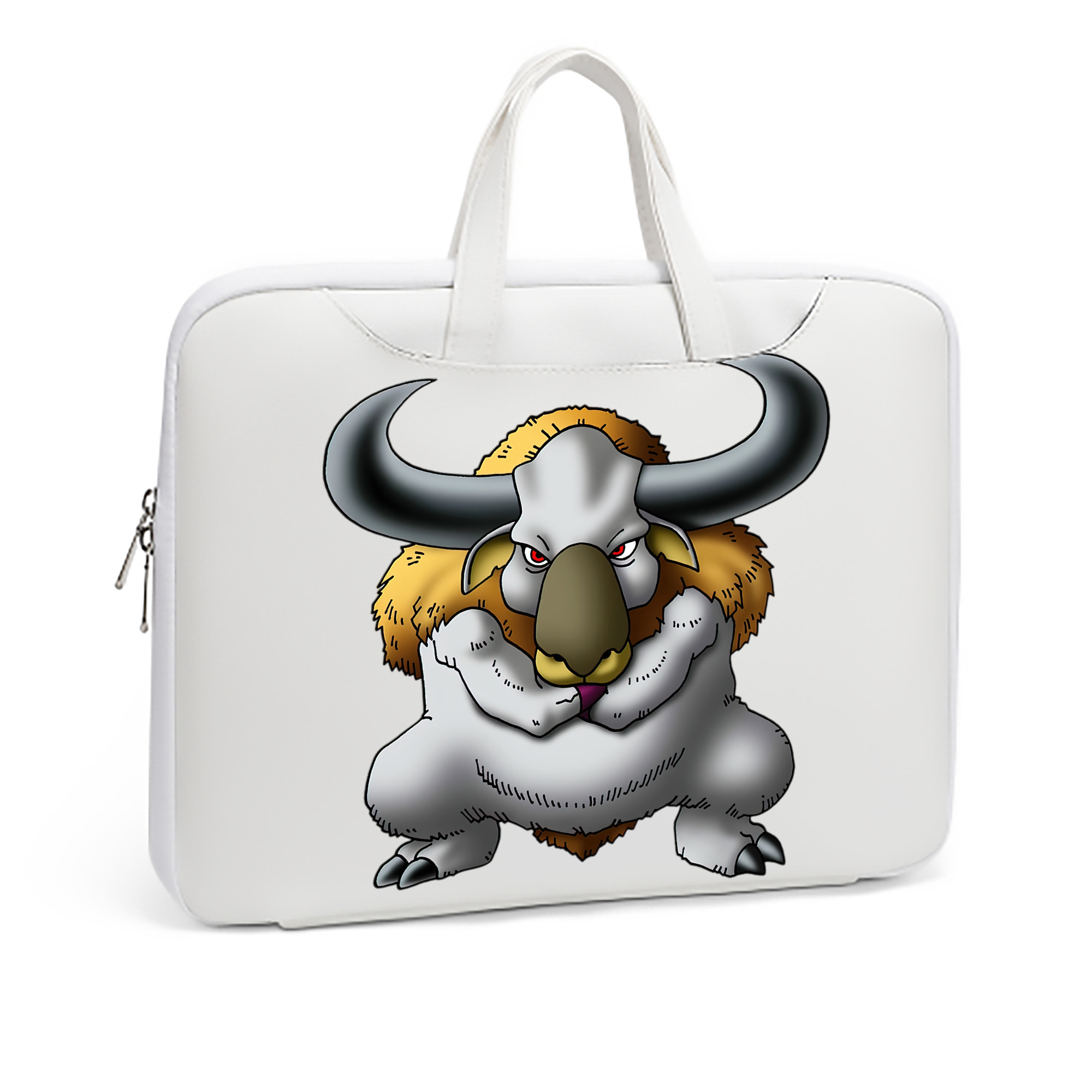 （画像用） ドラゴンクエスト Doragon Kuesuto Dragon Quest レザーラップトップバッグ　ノートパソコンケース