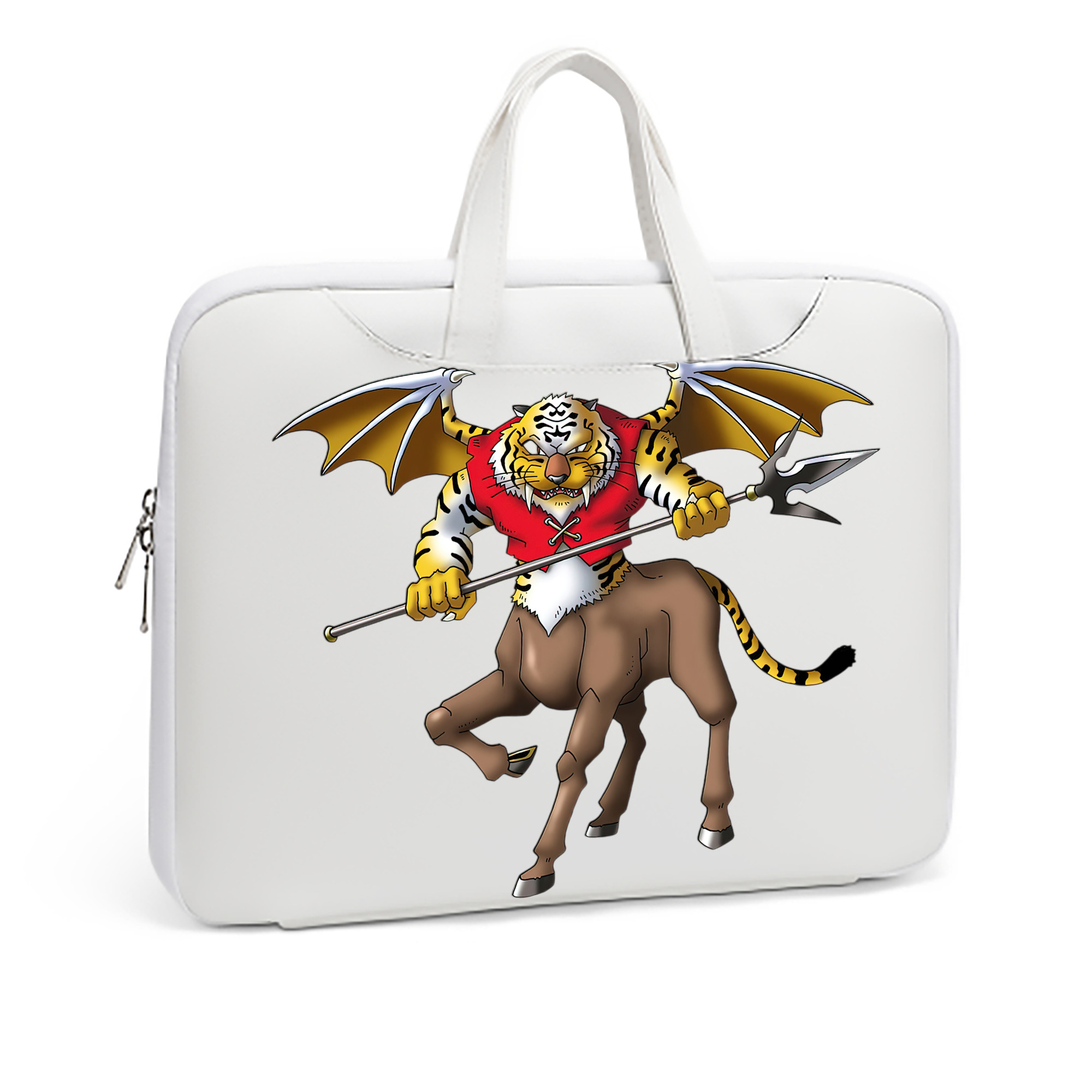 （画像用） ドラゴンクエスト Doragon Kuesuto Dragon Quest レザーラップトップバッグ　ノートパソコンケース