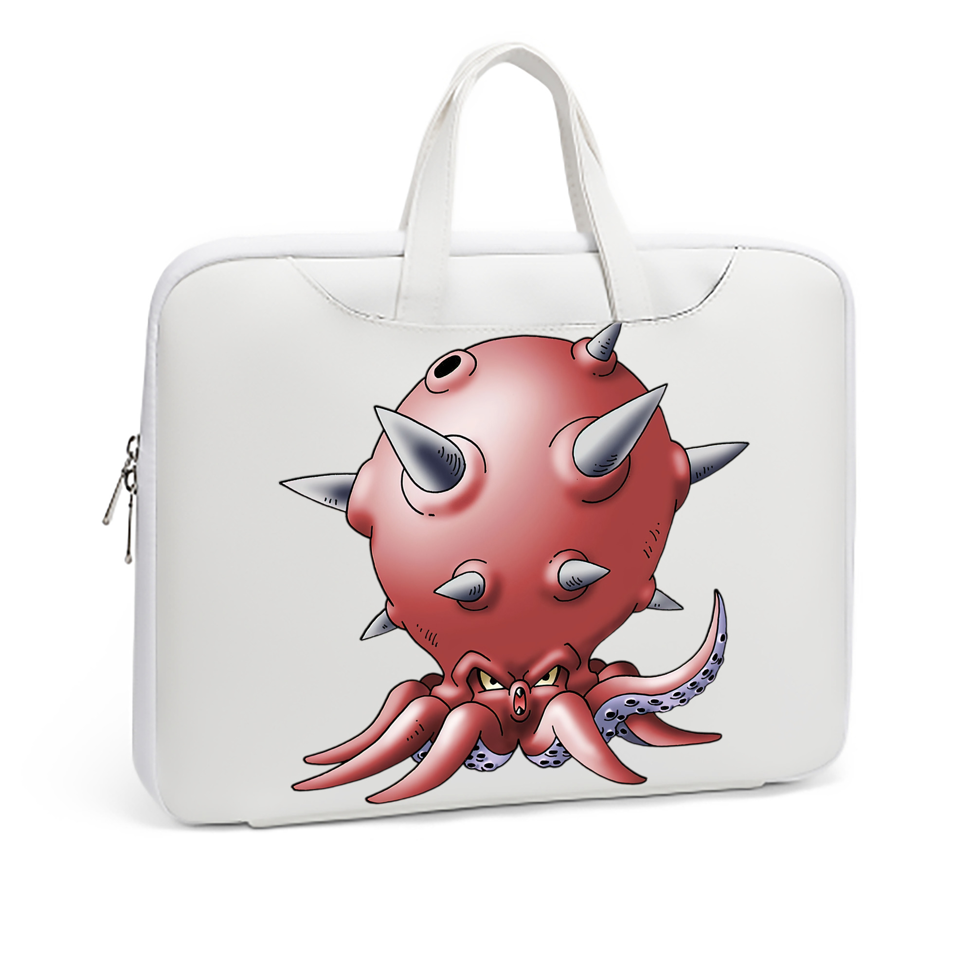 （画像用） ドラゴンクエスト Doragon Kuesuto Dragon Quest レザーラップトップバッグ　ノートパソコンケース