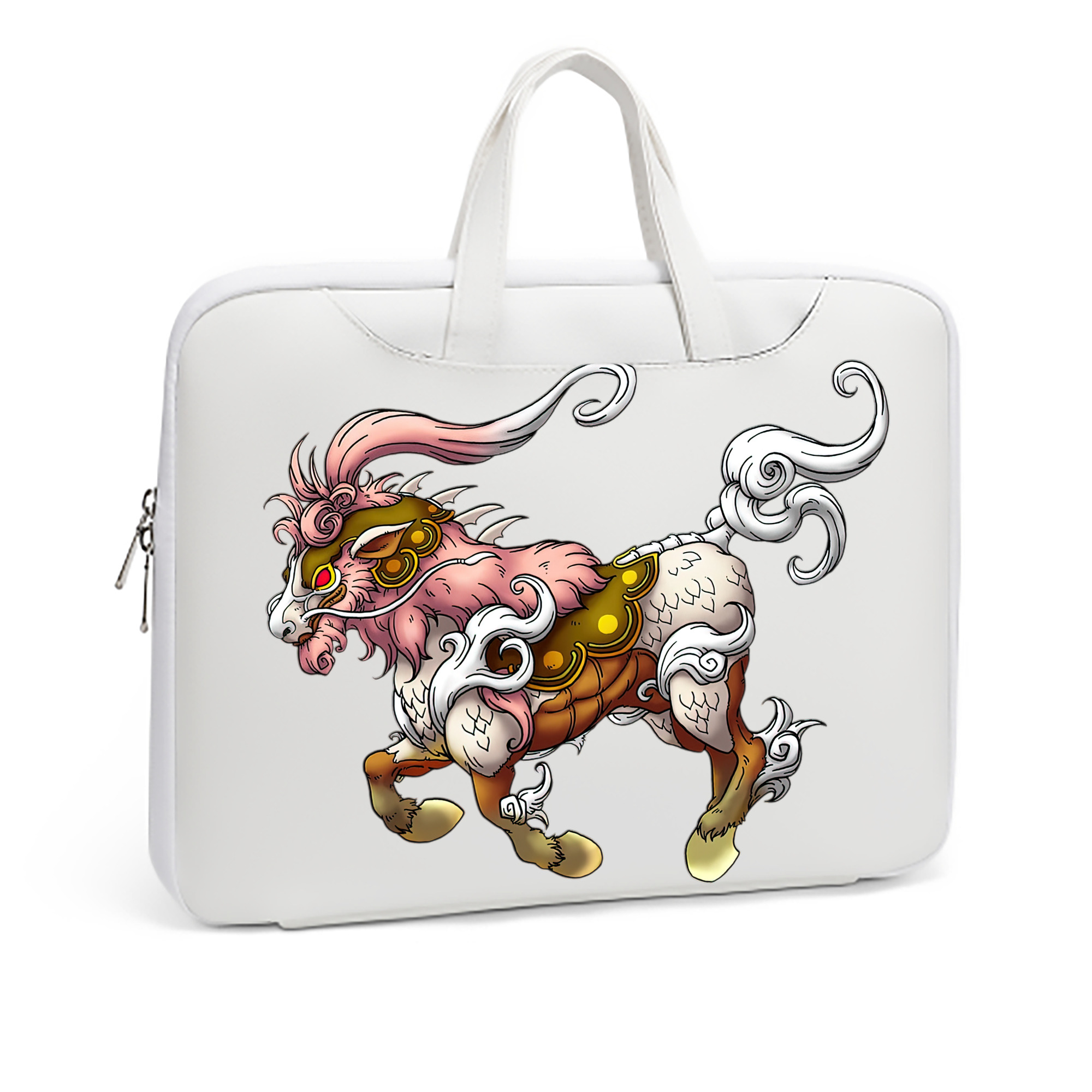 （画像用） ドラゴンクエスト Doragon Kuesuto Dragon Quest レザーラップトップバッグ　ノートパソコンケース