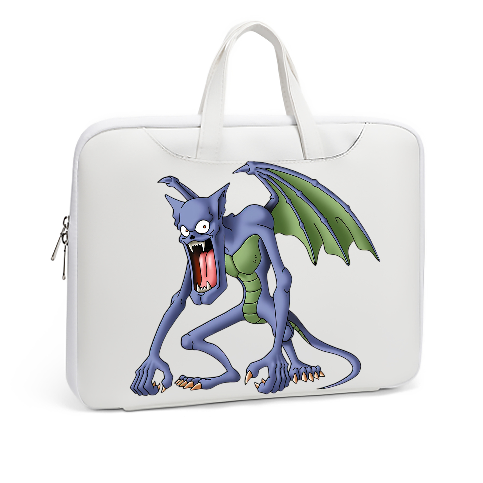 （画像用） ドラゴンクエスト Doragon Kuesuto Dragon Quest レザーラップトップバッグ　ノートパソコンケース