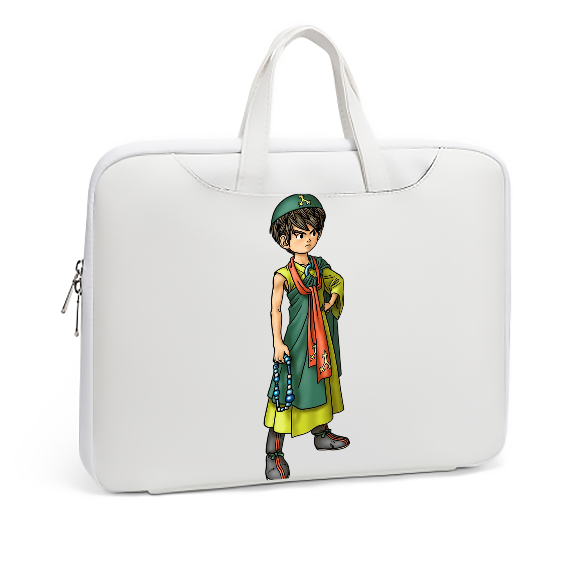 （画像用） ドラゴンクエスト Doragon Kuesuto Dragon Quest レザーラップトップバッグ　ノートパソコンケース