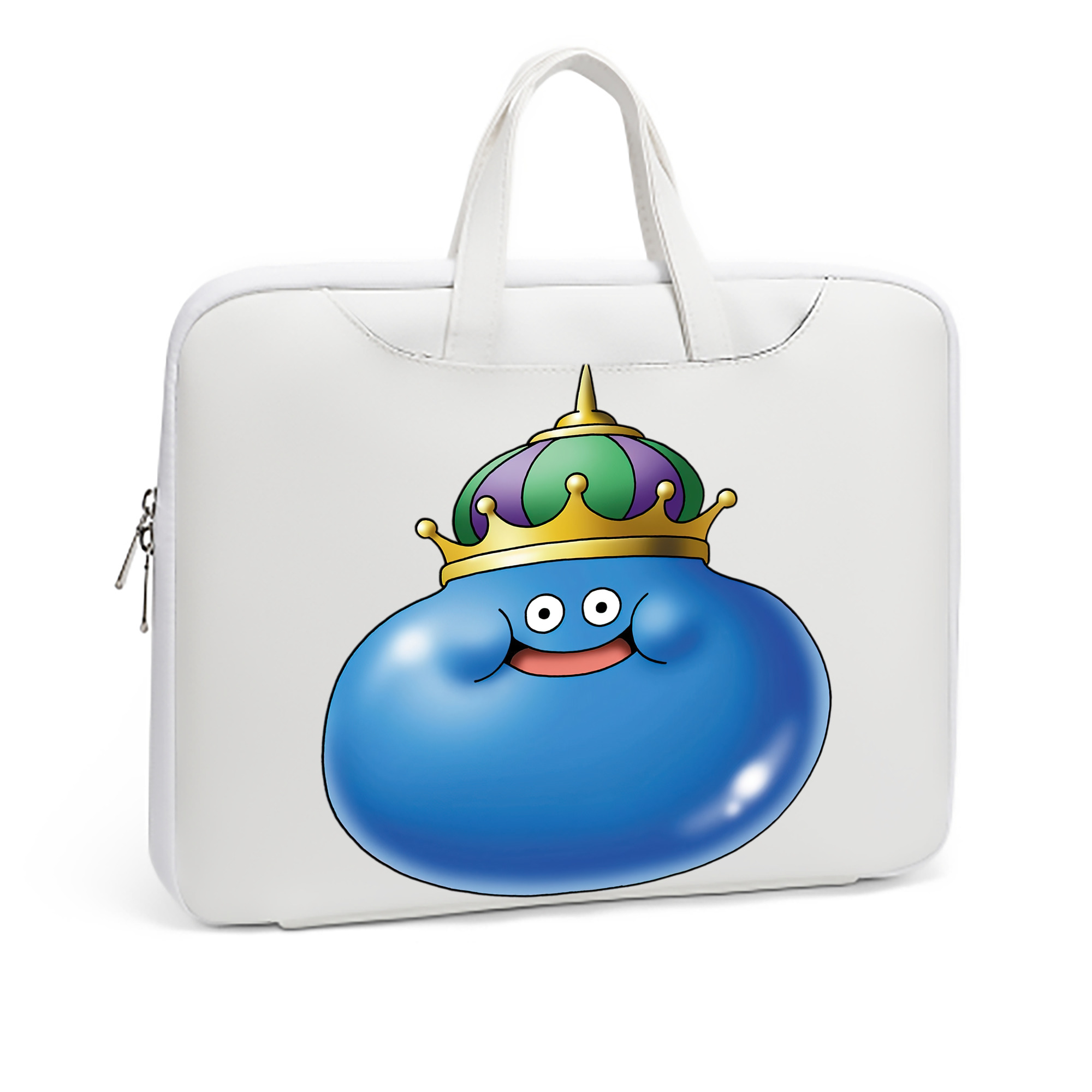 （画像用） ドラゴンクエスト Doragon Kuesuto Dragon Quest レザーラップトップバッグ　ノートパソコンケース