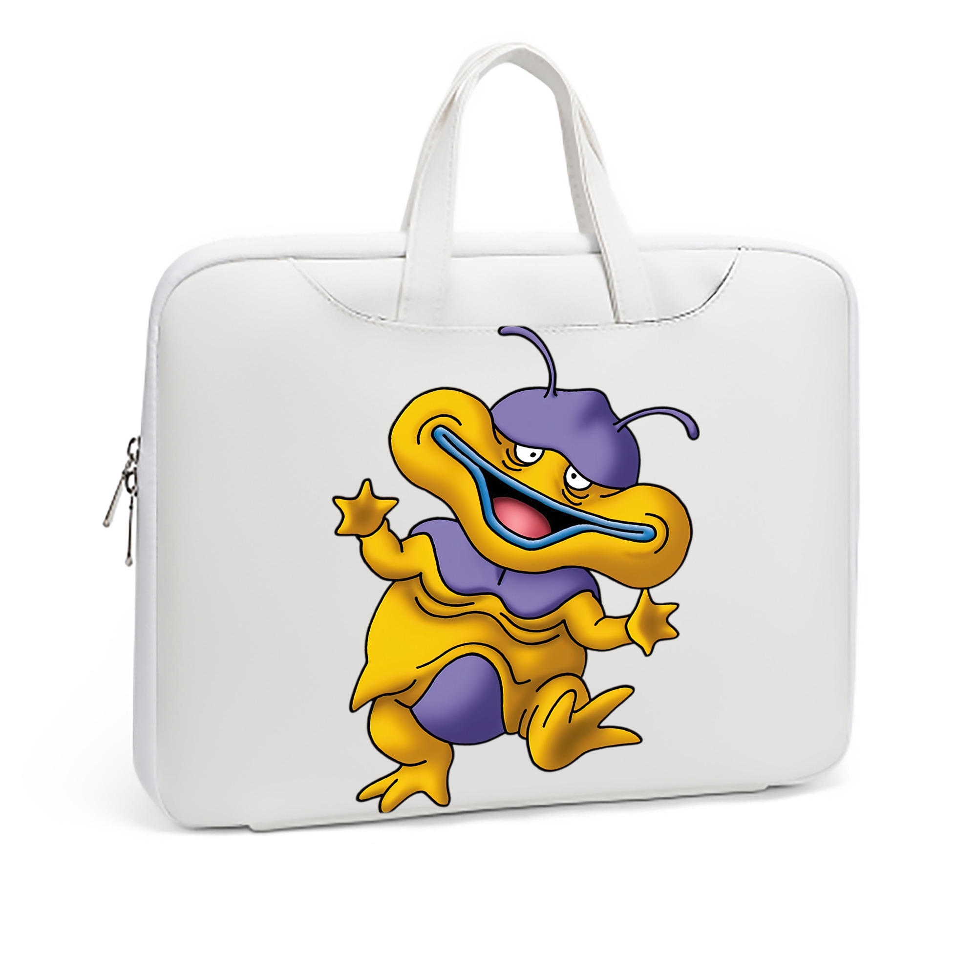 （画像用） ドラゴンクエスト Doragon Kuesuto Dragon Quest レザーラップトップバッグ　ノートパソコンケース
