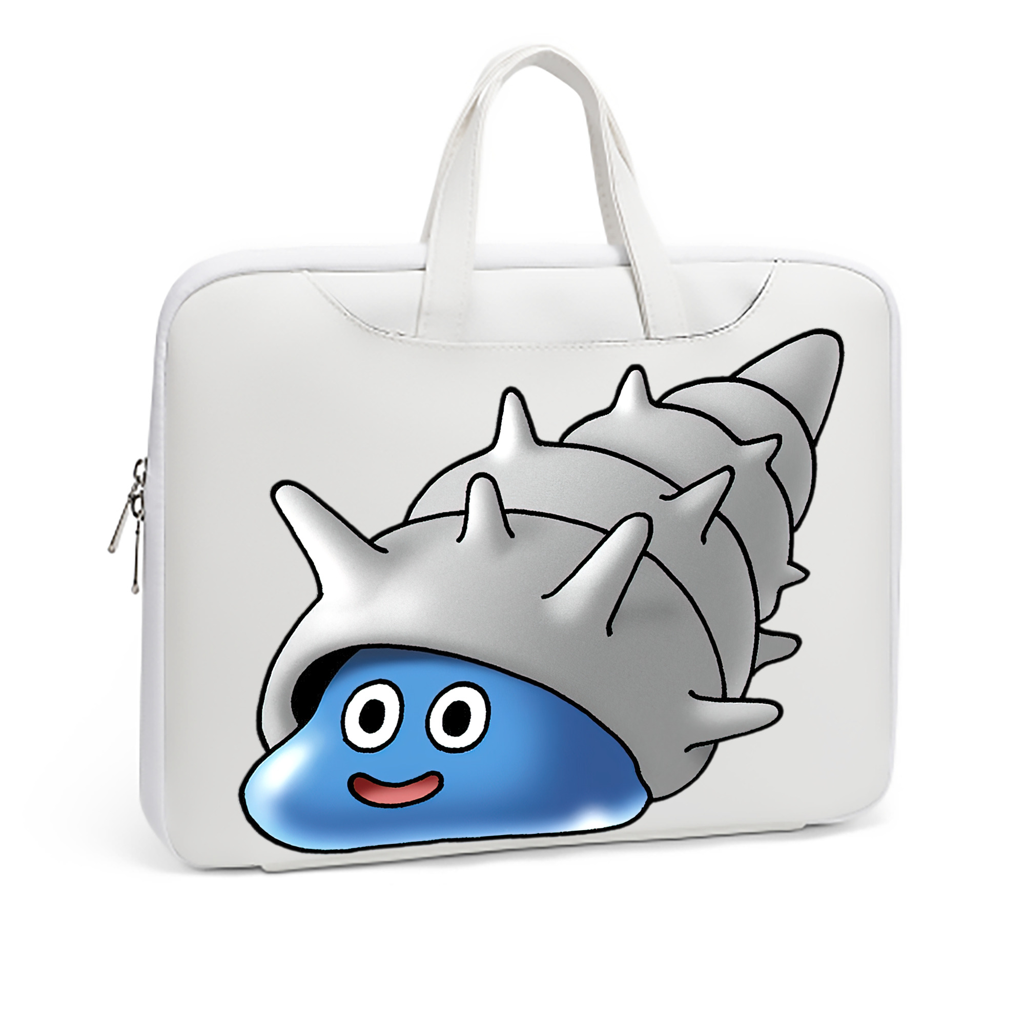 （画像用） ドラゴンクエスト Doragon Kuesuto Dragon Quest レザーラップトップバッグ　ノートパソコンケース