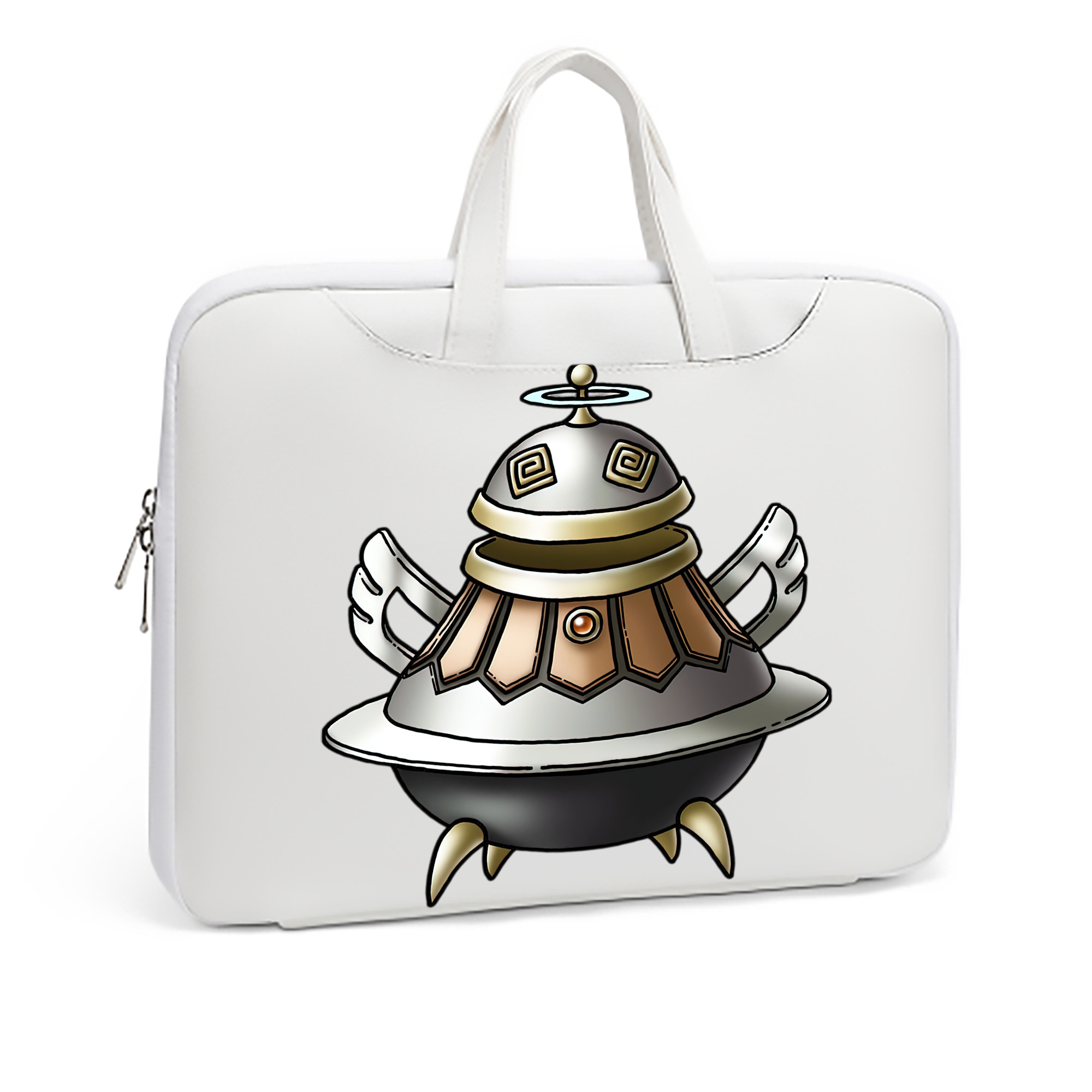 （画像用） ドラゴンクエスト Doragon Kuesuto Dragon Quest レザーラップトップバッグ　ノートパソコンケース