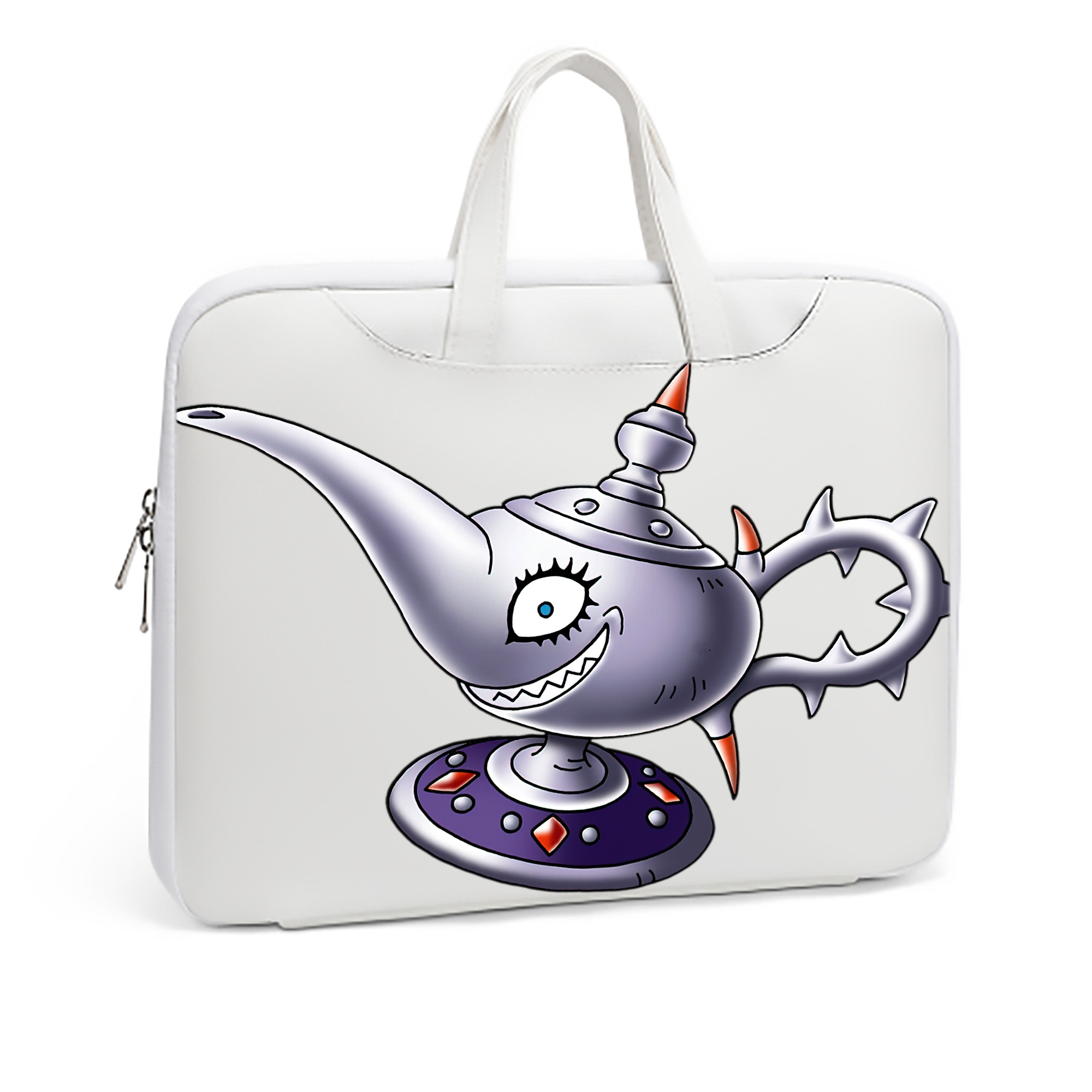 （画像用） ドラゴンクエスト Doragon Kuesuto Dragon Quest レザーラップトップバッグ　ノートパソコンケース