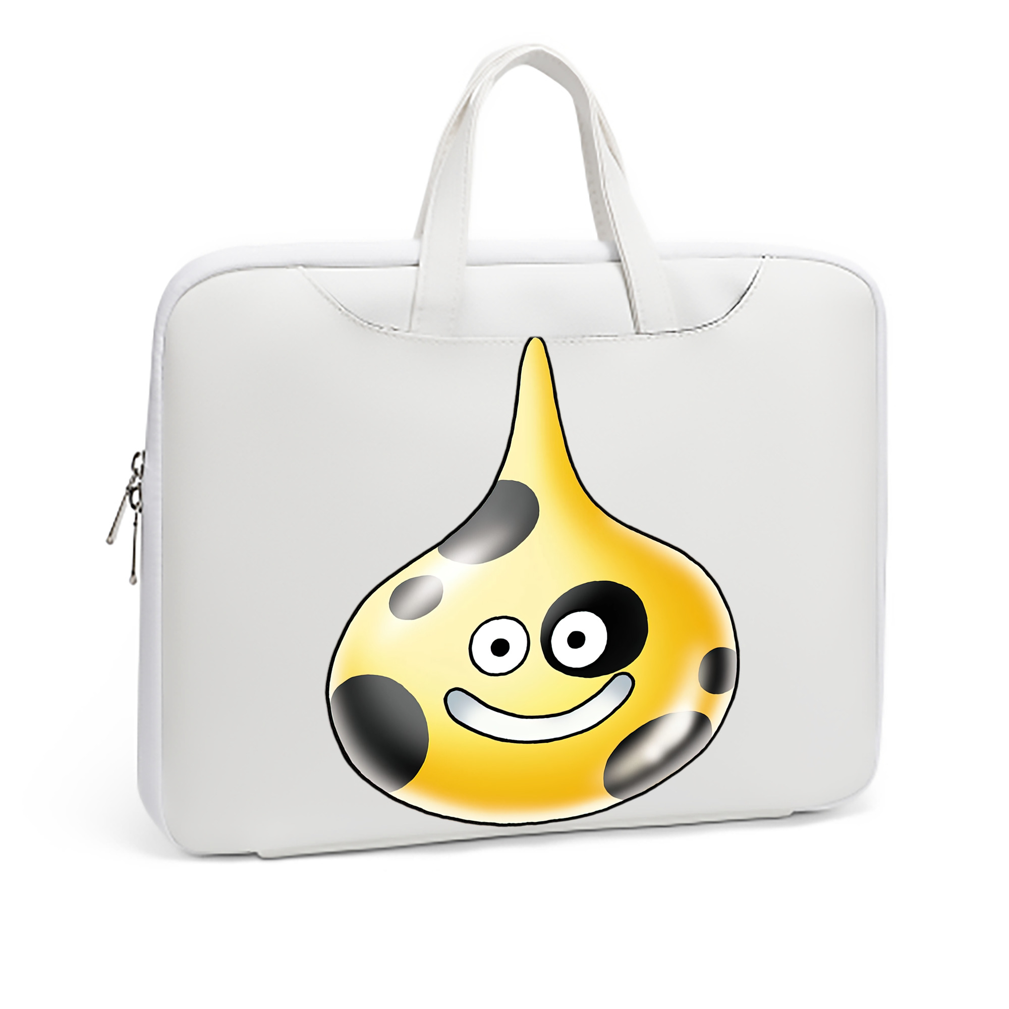 （画像用） ドラゴンクエスト Doragon Kuesuto Dragon Quest レザーラップトップバッグ　ノートパソコンケース