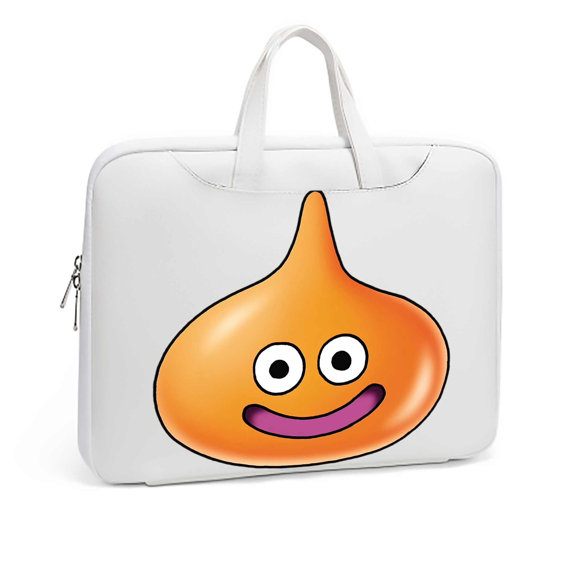 （画像用） ドラゴンクエスト Doragon Kuesuto Dragon Quest レザーラップトップバッグ　ノートパソコンケース