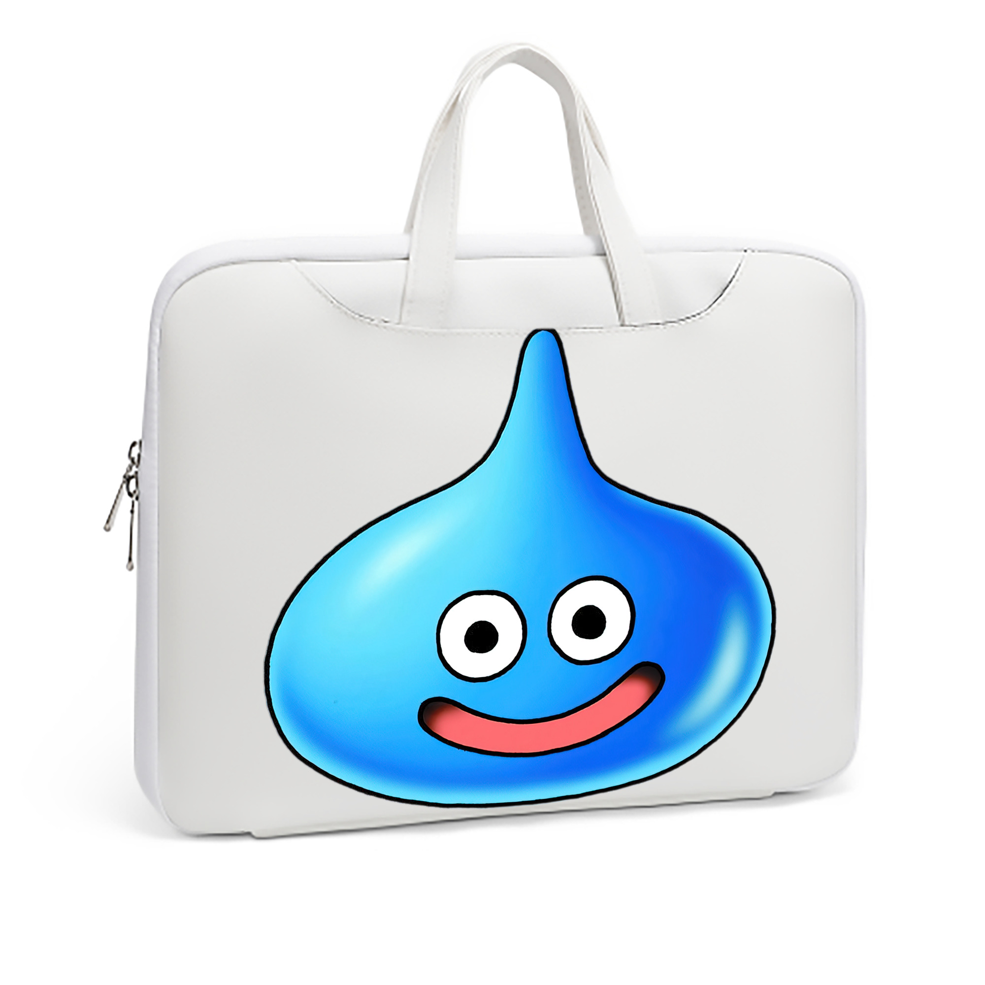 （画像用） ドラゴンクエスト Doragon Kuesuto Dragon Quest レザーラップトップバッグ　ノートパソコンケース