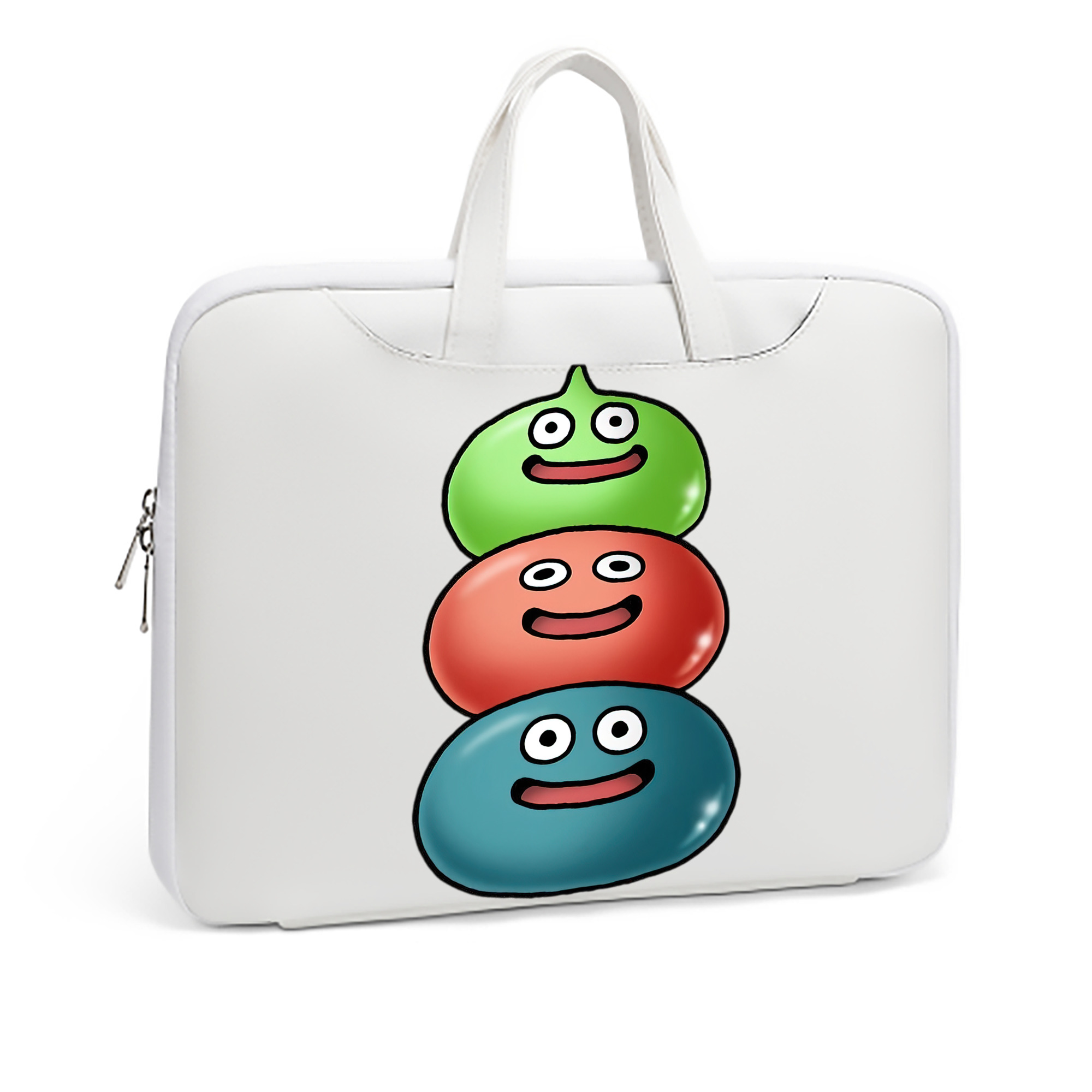 （画像用） ドラゴンクエスト Doragon Kuesuto Dragon Quest レザーラップトップバッグ　ノートパソコンケース