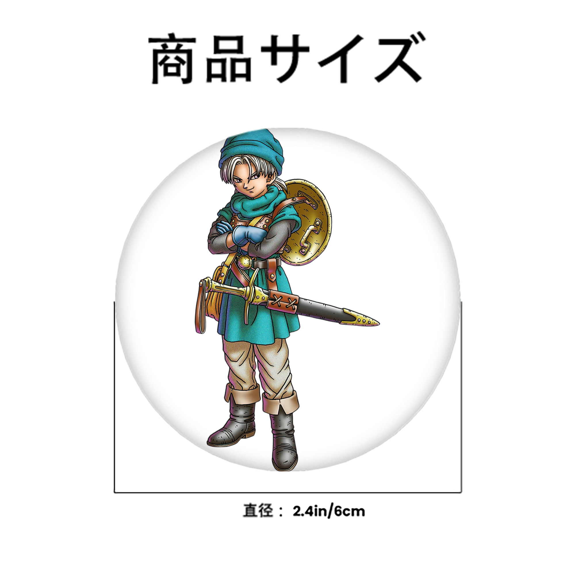 ドラゴンクエスト Doragon Kuesuto Dragon Quest 6cm 缶バッジ 複数セット