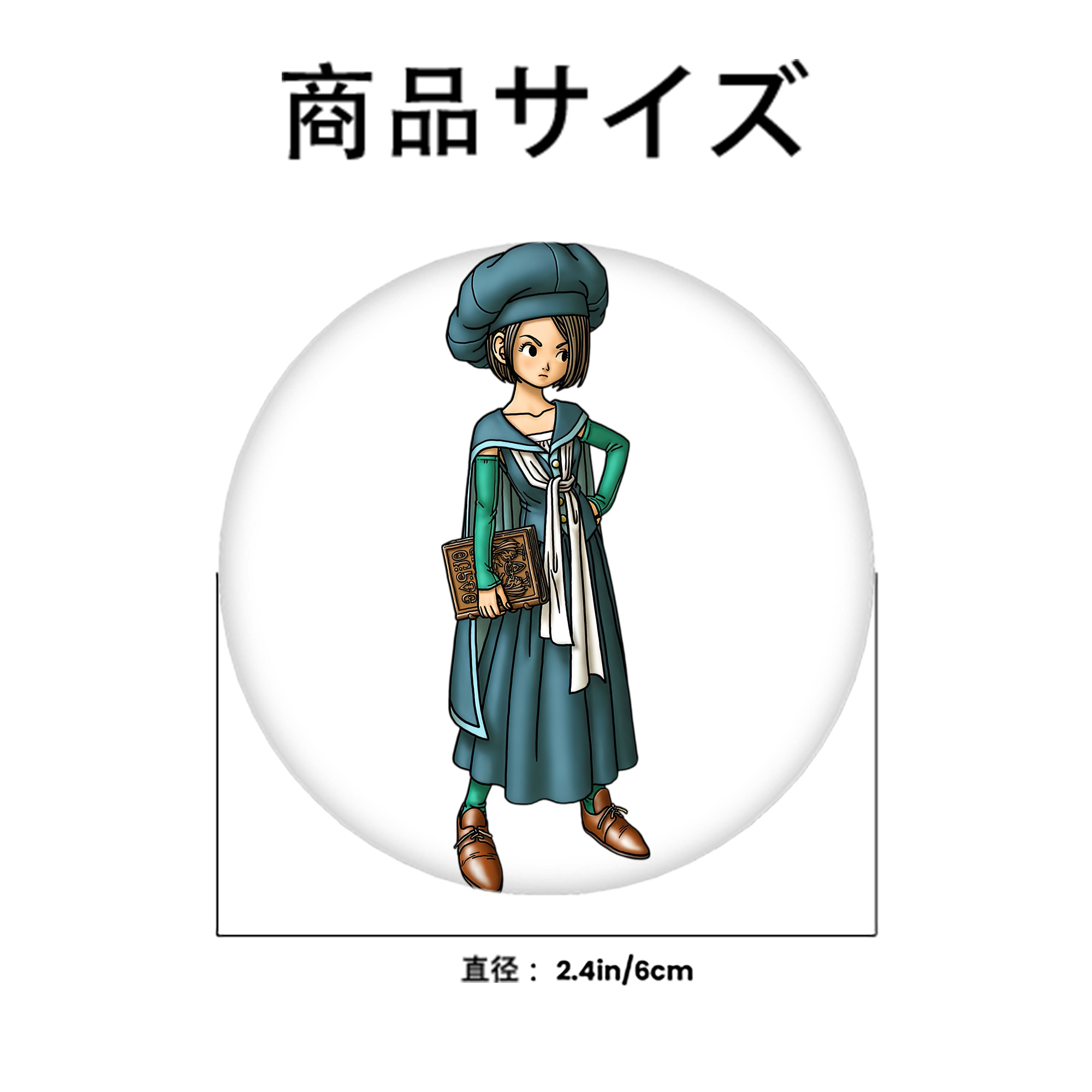 ドラゴンクエスト Doragon Kuesuto Dragon Quest 6cm 缶バッジ 複数セット