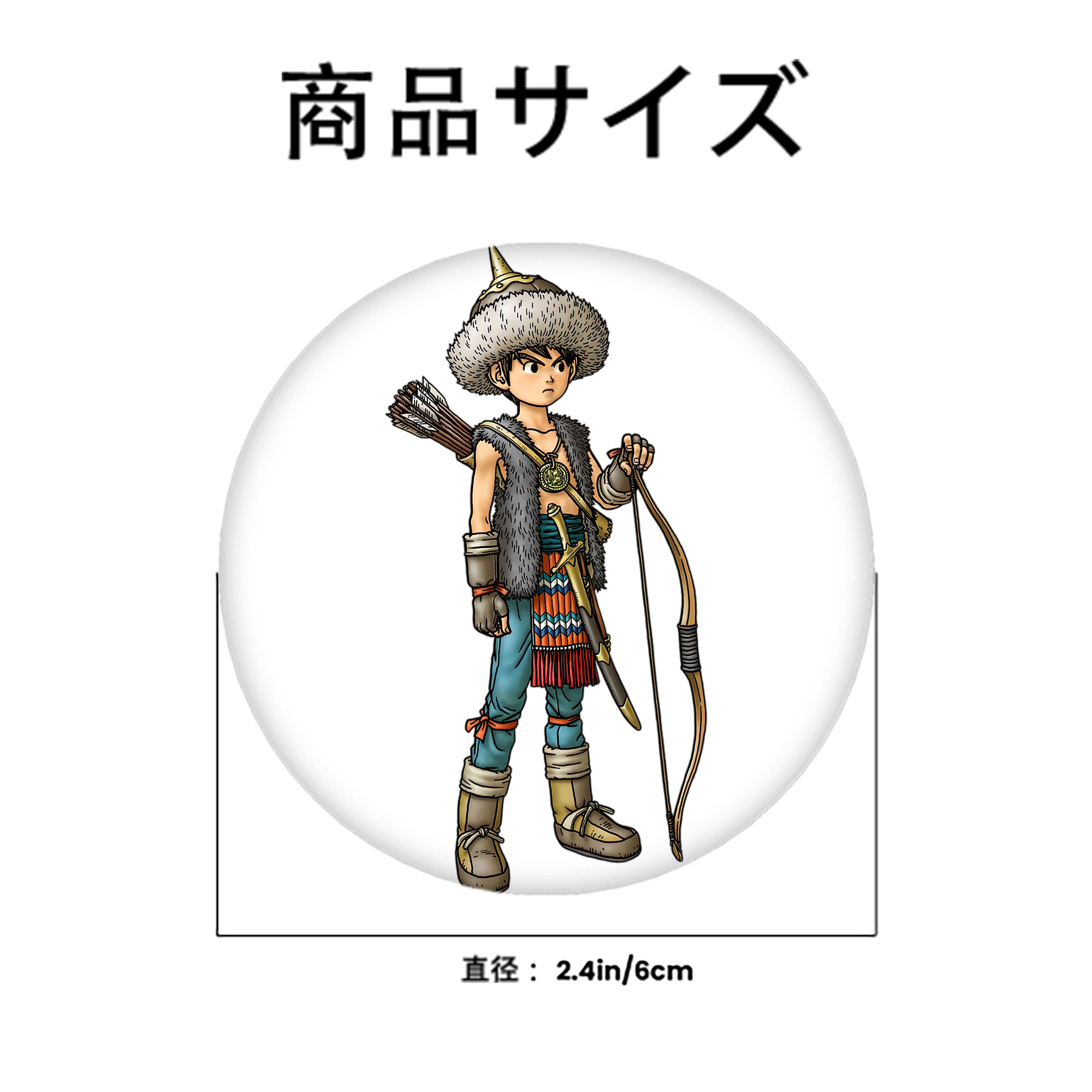 ドラゴンクエスト Doragon Kuesuto Dragon Quest 6cm 缶バッジ 複数セット