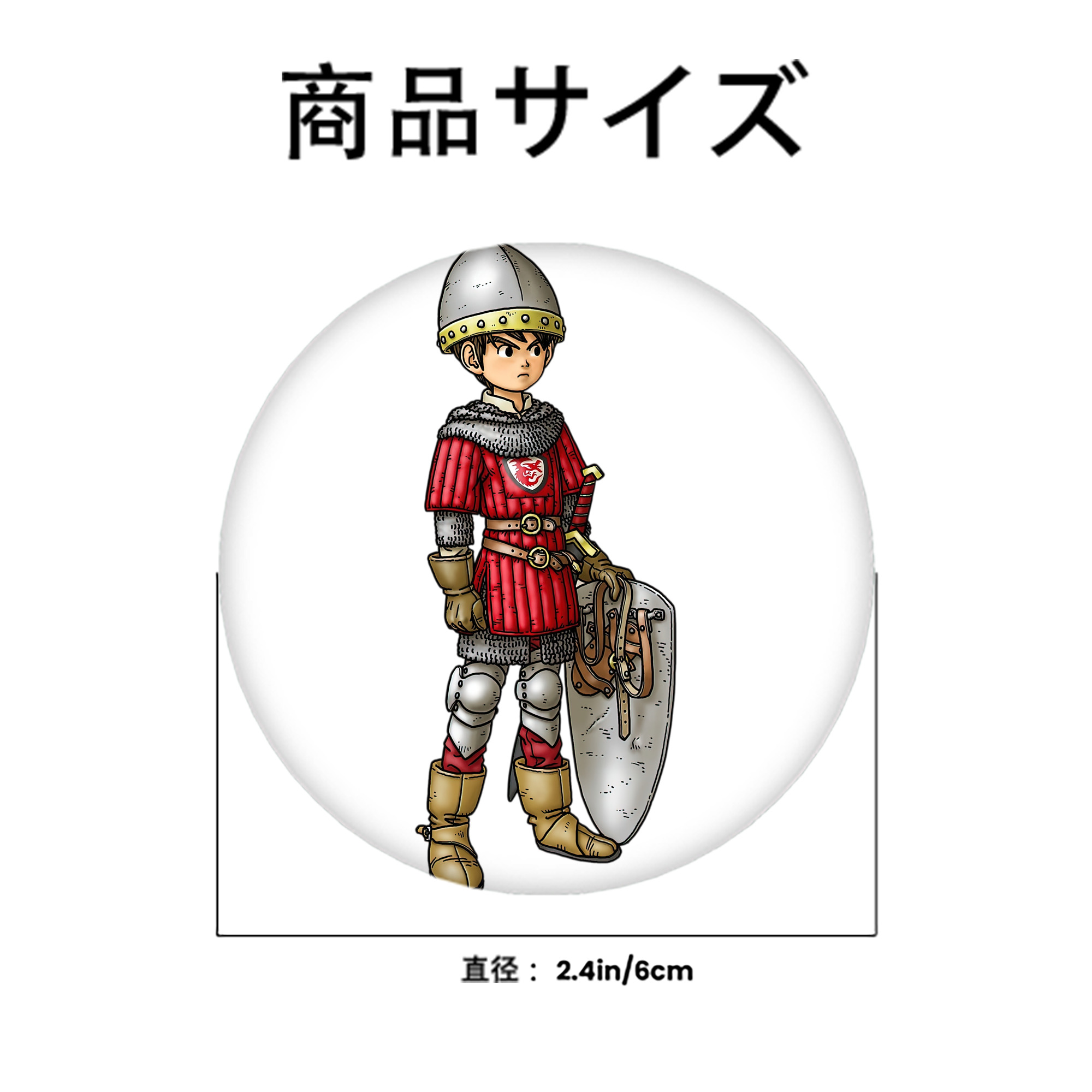 ドラゴンクエスト Doragon Kuesuto Dragon Quest 6cm 缶バッジ 複数セット