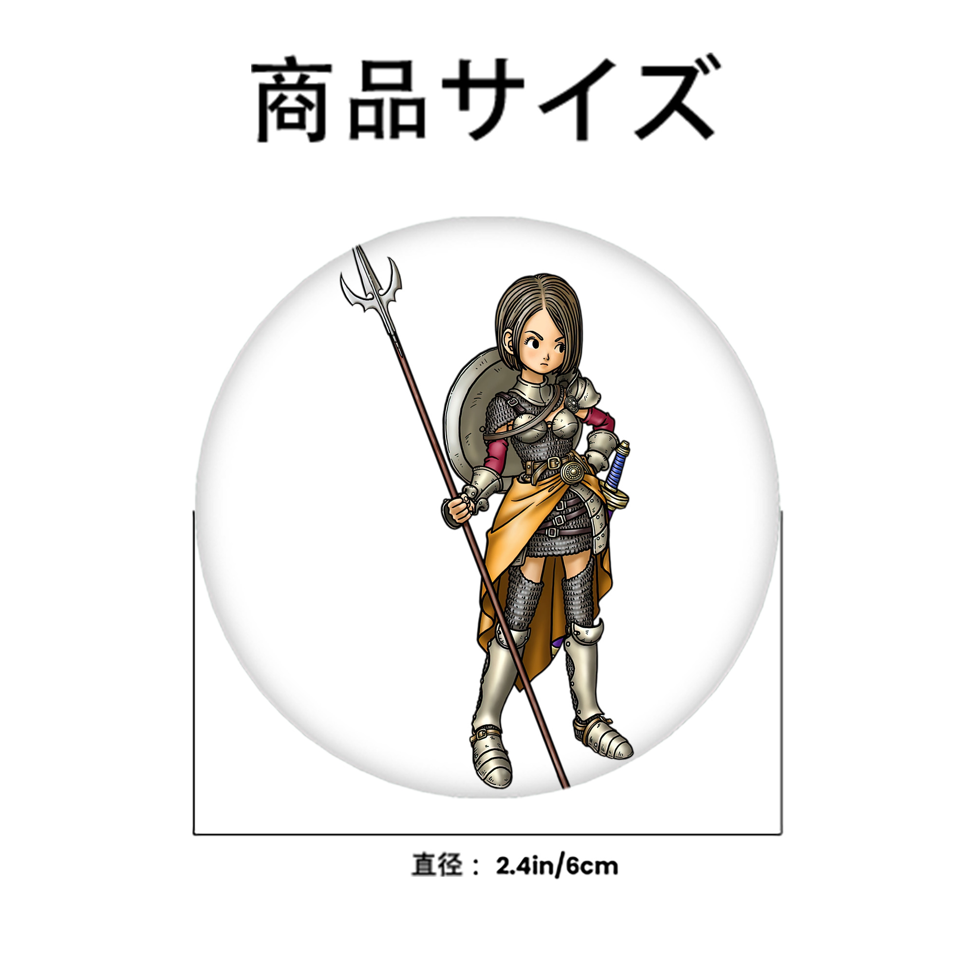ドラゴンクエスト Doragon Kuesuto Dragon Quest 6cm 缶バッジ 複数セット