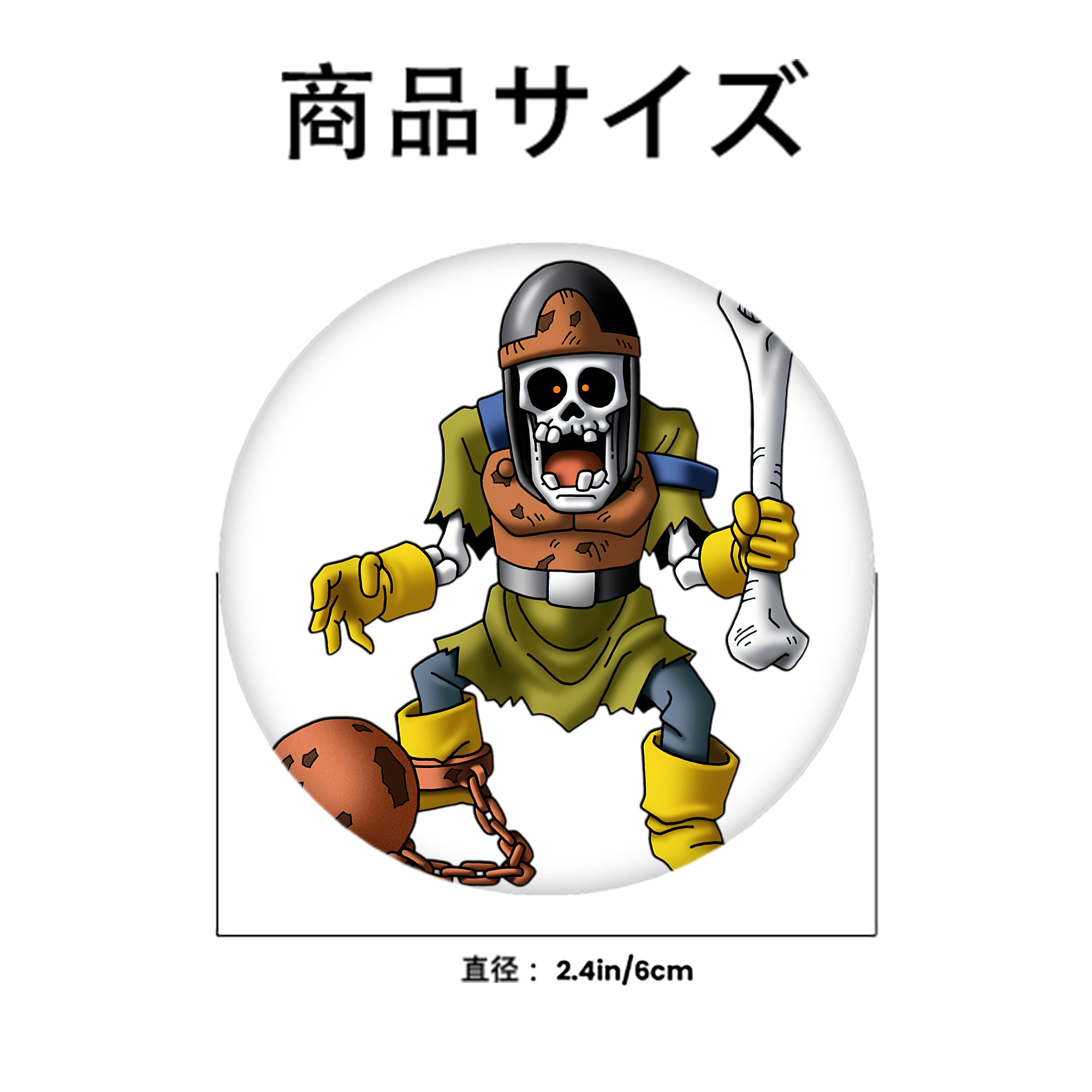 ドラゴンクエスト Doragon Kuesuto Dragon Quest 6cm 缶バッジ 複数セット