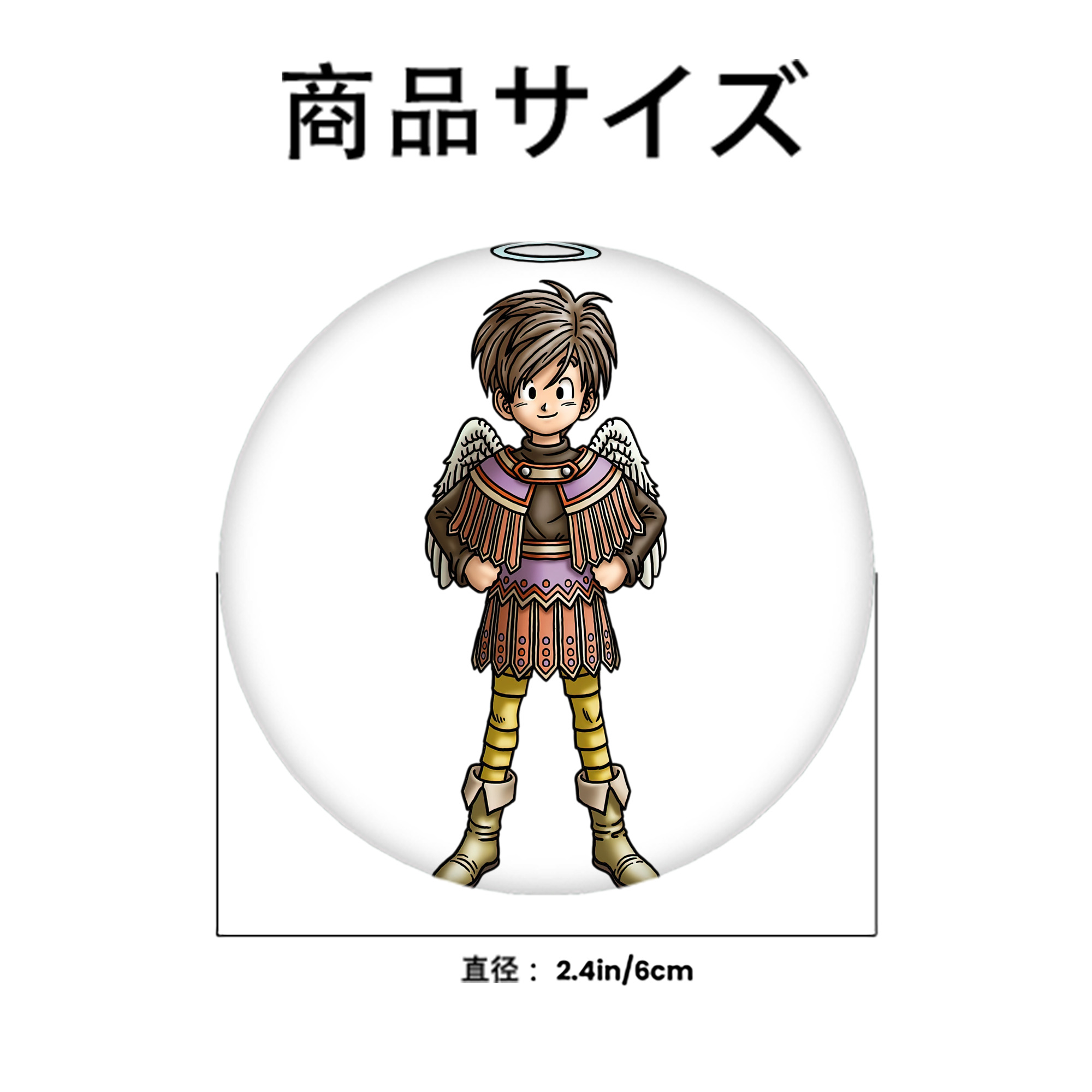 ドラゴンクエスト Doragon Kuesuto Dragon Quest 6cm 缶バッジ 複数セット