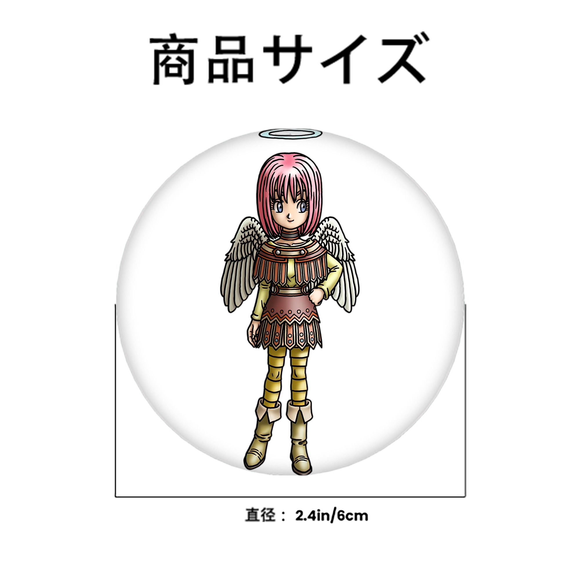 ドラゴンクエスト Doragon Kuesuto Dragon Quest 6cm 缶バッジ 複数セット