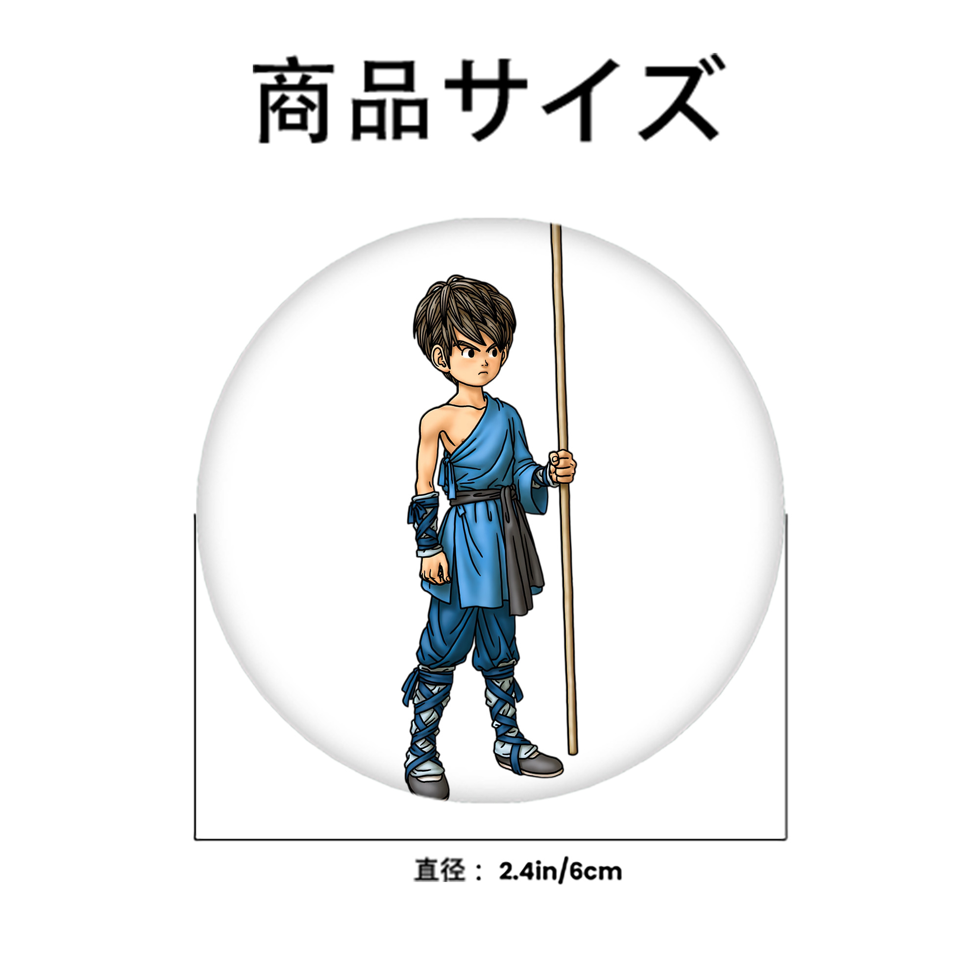 ドラゴンクエスト Doragon Kuesuto Dragon Quest 6cm 缶バッジ 複数セット