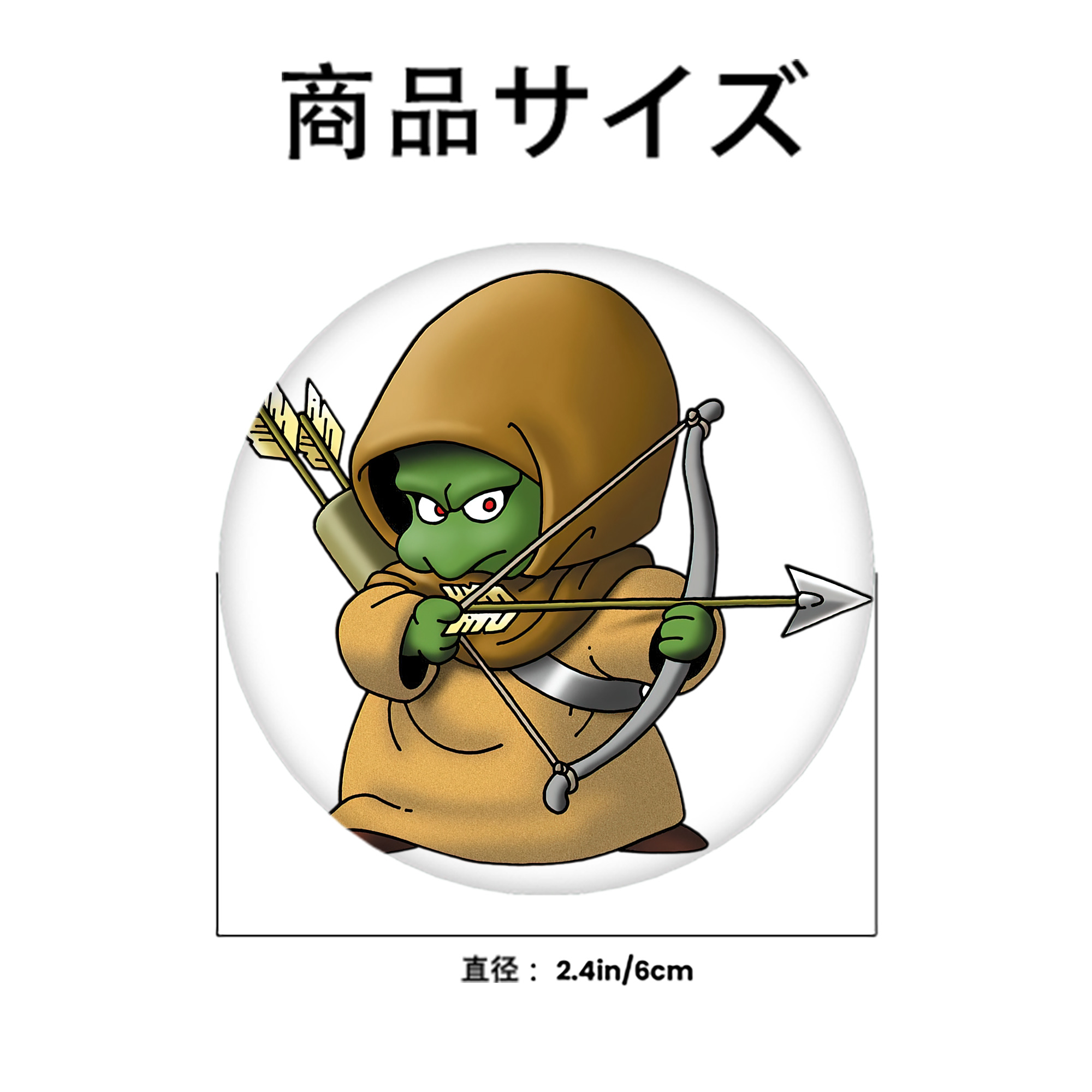 ドラゴンクエスト Doragon Kuesuto Dragon Quest 6cm 缶バッジ 複数セット