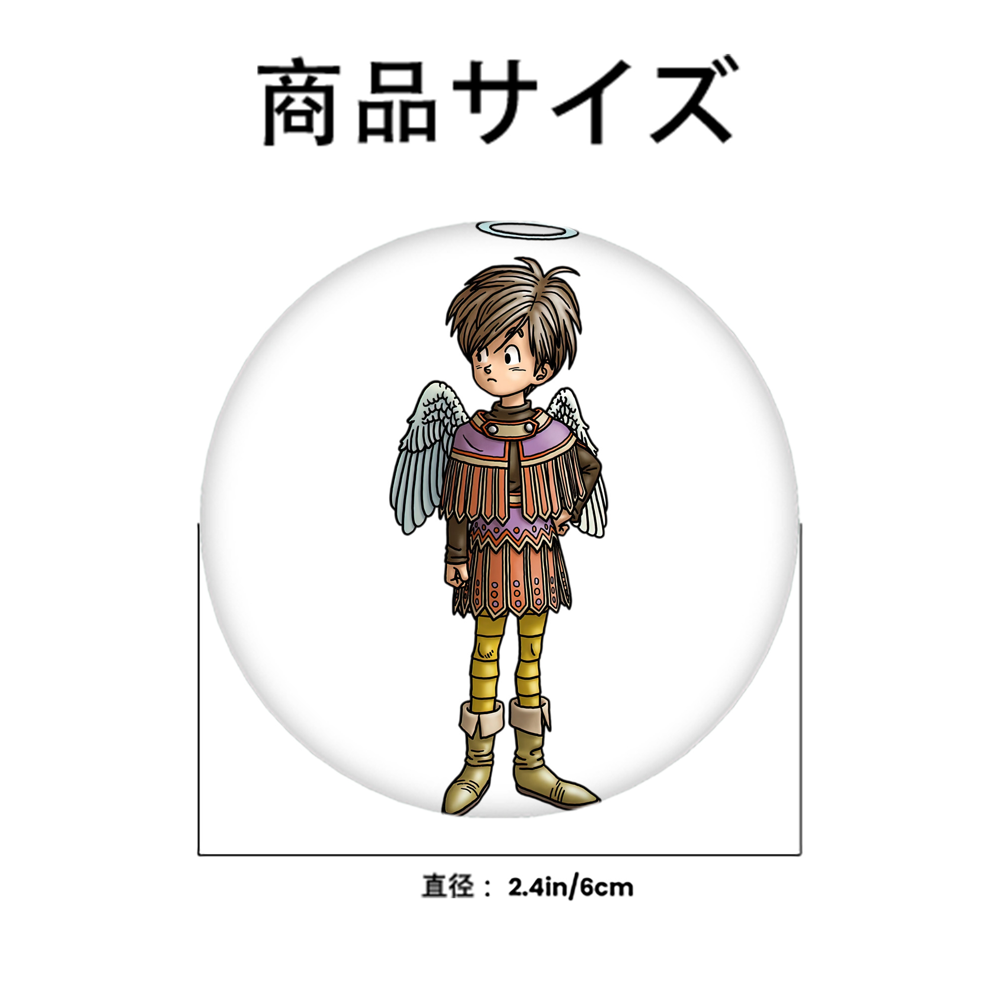 ドラゴンクエスト Doragon Kuesuto Dragon Quest 6cm 缶バッジ 複数セット