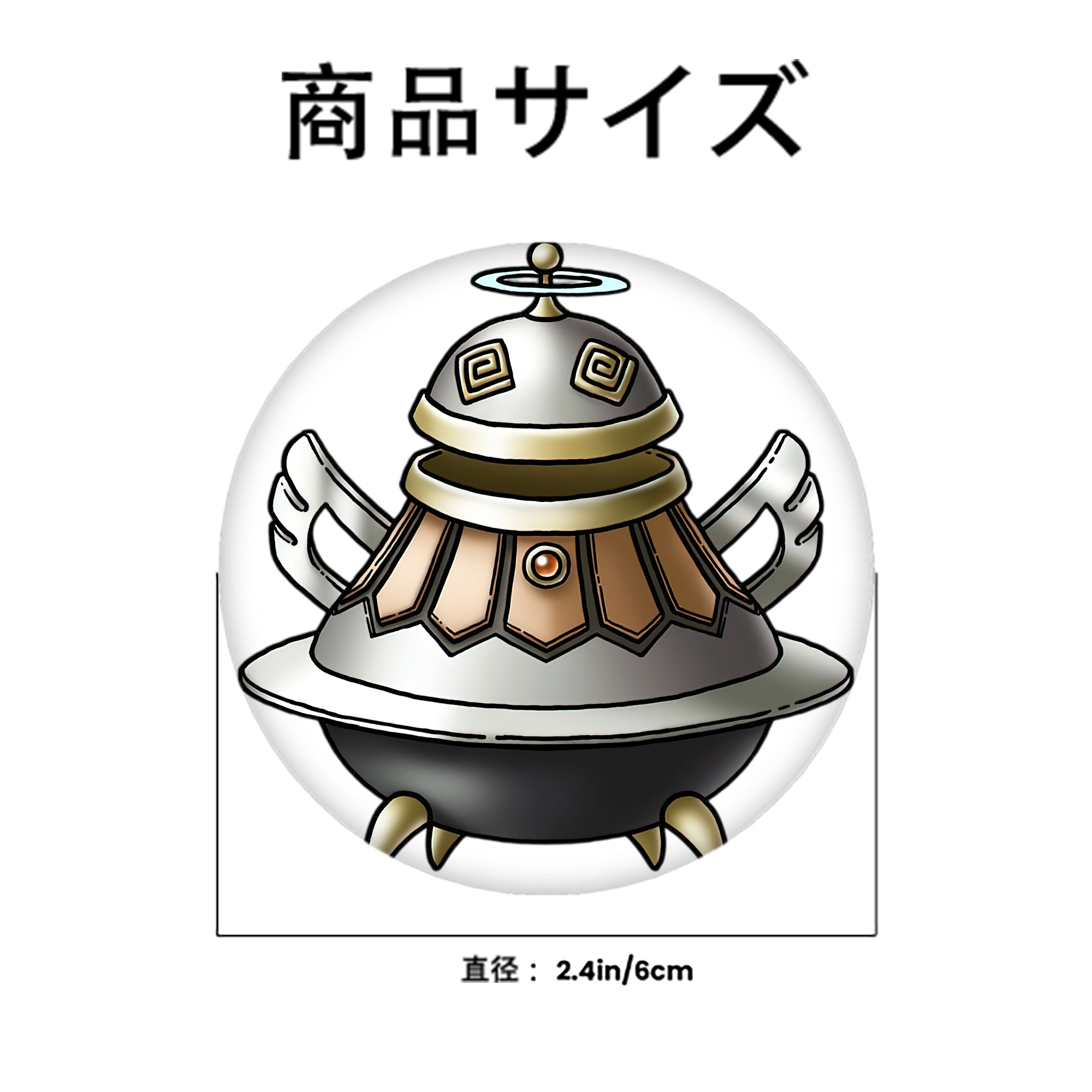 ドラゴンクエスト Doragon Kuesuto Dragon Quest 6cm 缶バッジ 複数セット