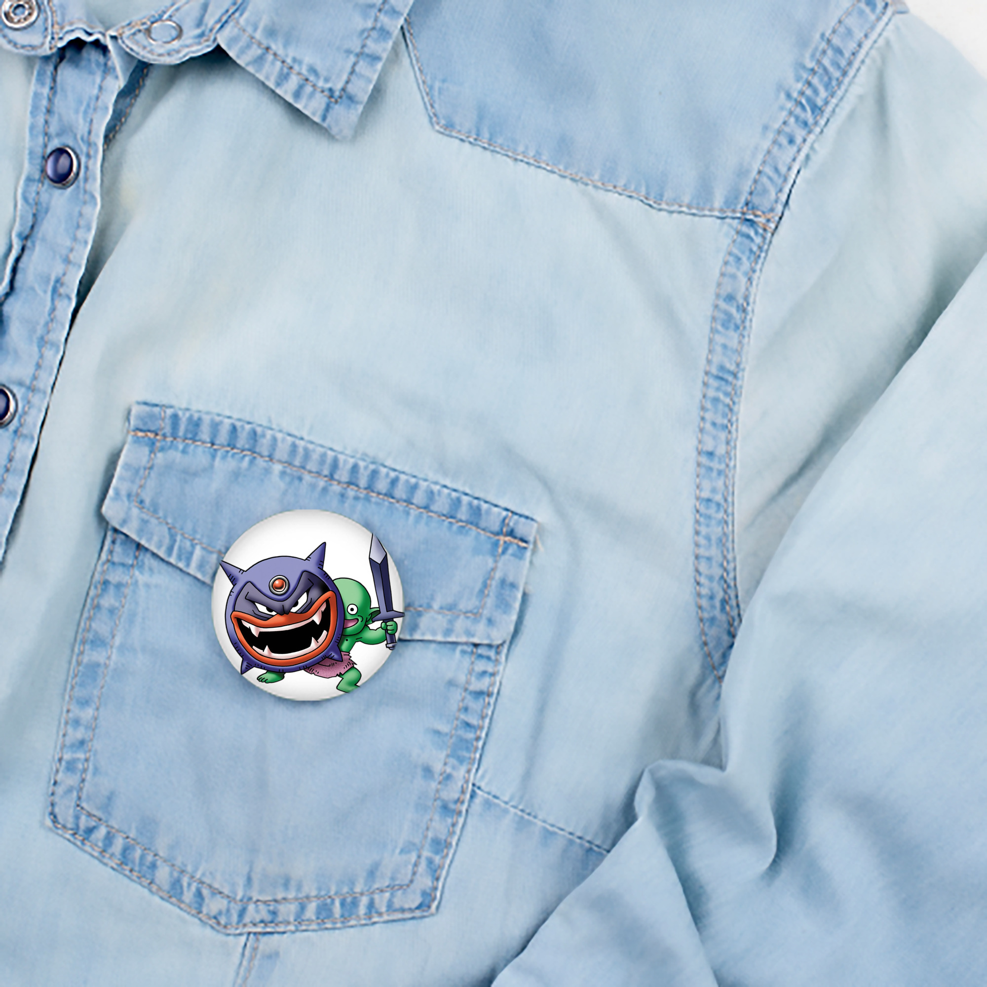 ドラゴンクエスト Doragon Kuesuto Dragon Quest 6cm 缶バッジ 複数セット