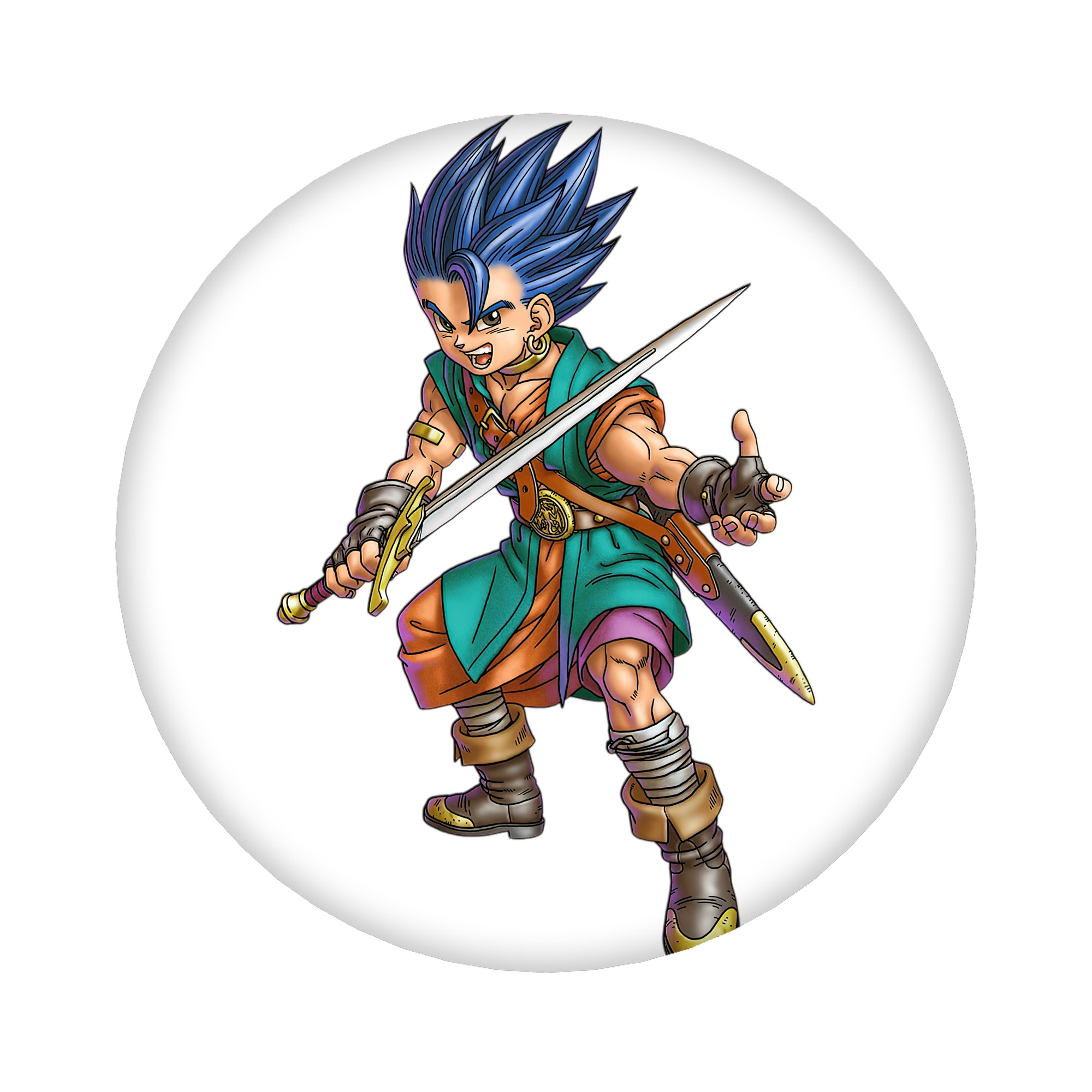 （画像用） ドラゴンクエスト Doragon Kuesuto Dragon Quest 6cm 缶バッジ 複数セット